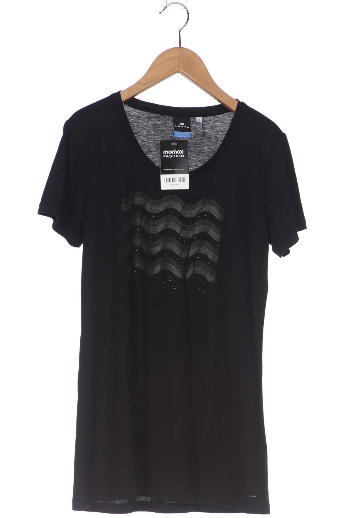 

Luhta Damen T-Shirt, schwarz, Gr. 36