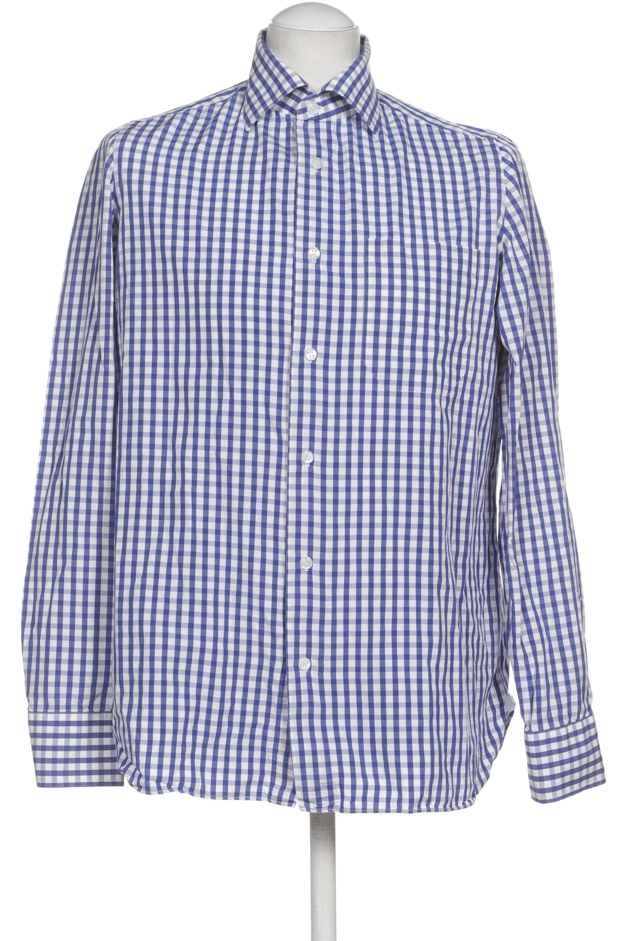 

Luigi Borrelli Herren Hemd, blau, Gr.