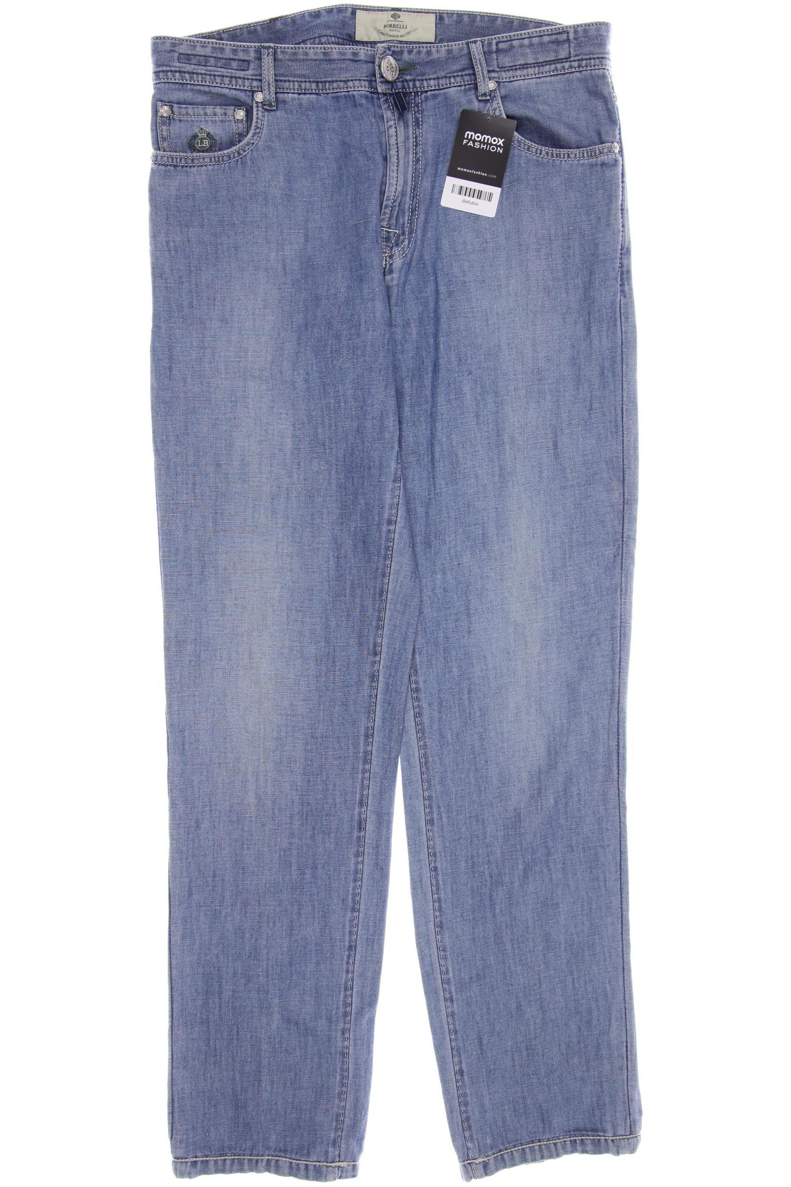 

Luigi Borrelli Herren Jeans, blau