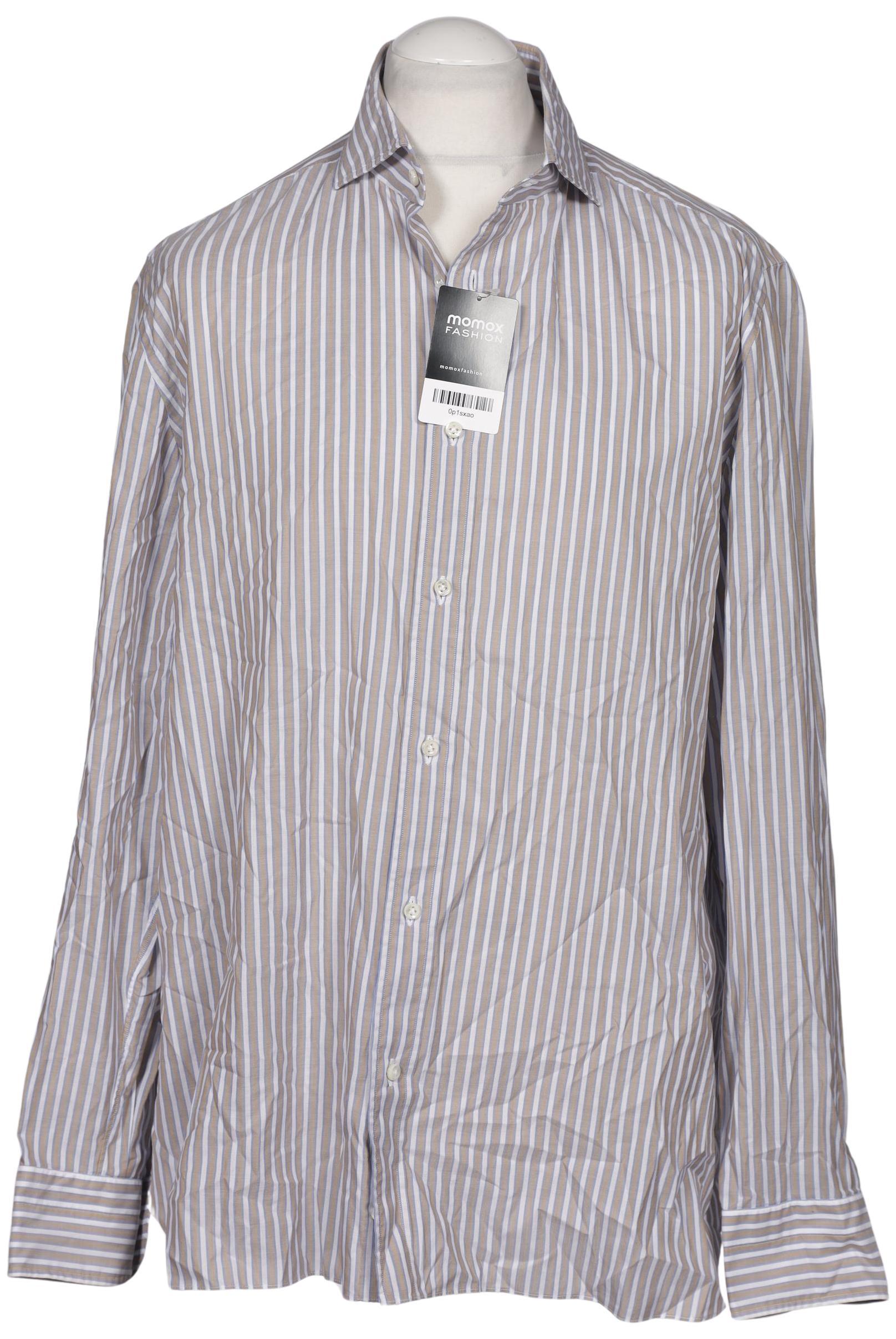 

Luigi Borrelli Herren Hemd, beige, Gr. 54