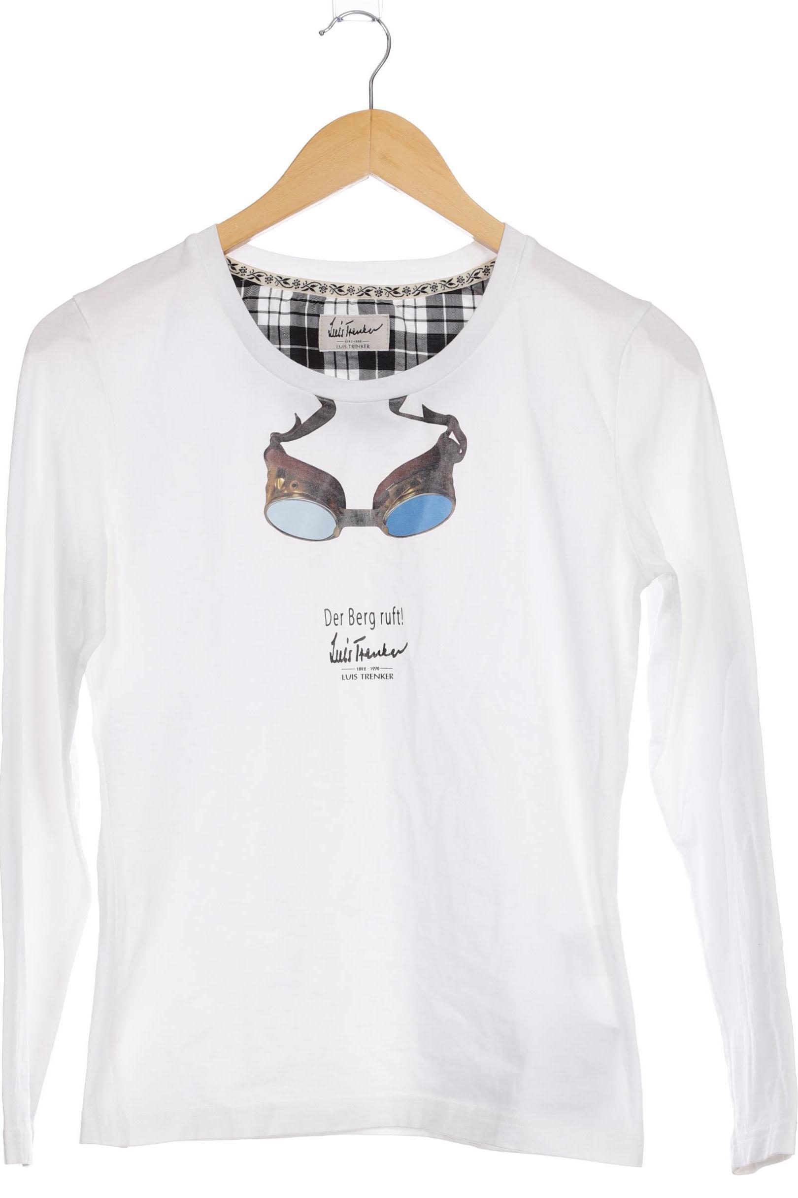 

Luis Trenker Damen Langarmshirt, weiß, Gr.