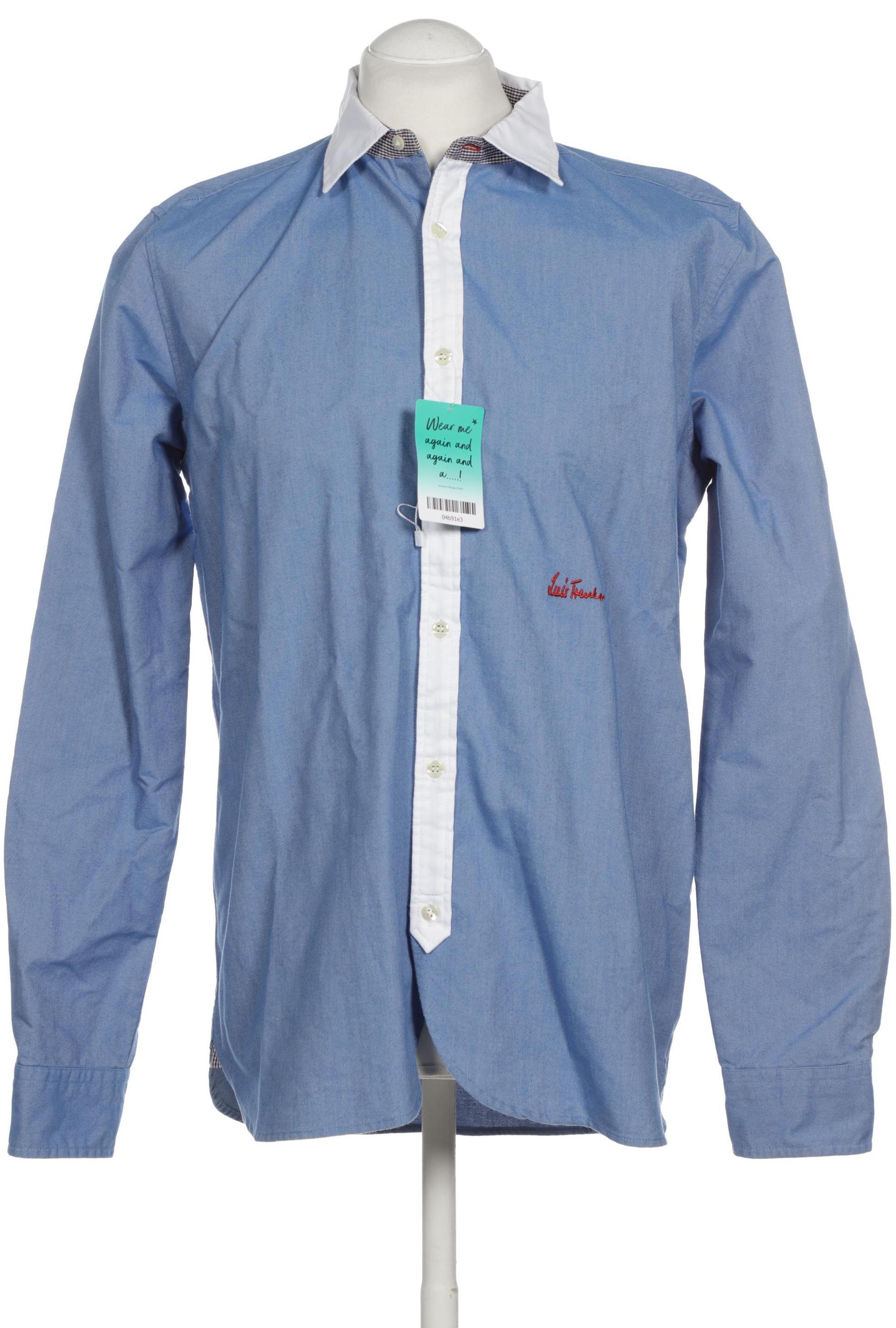 

Luis Trenker Herren Hemd, blau, Gr.