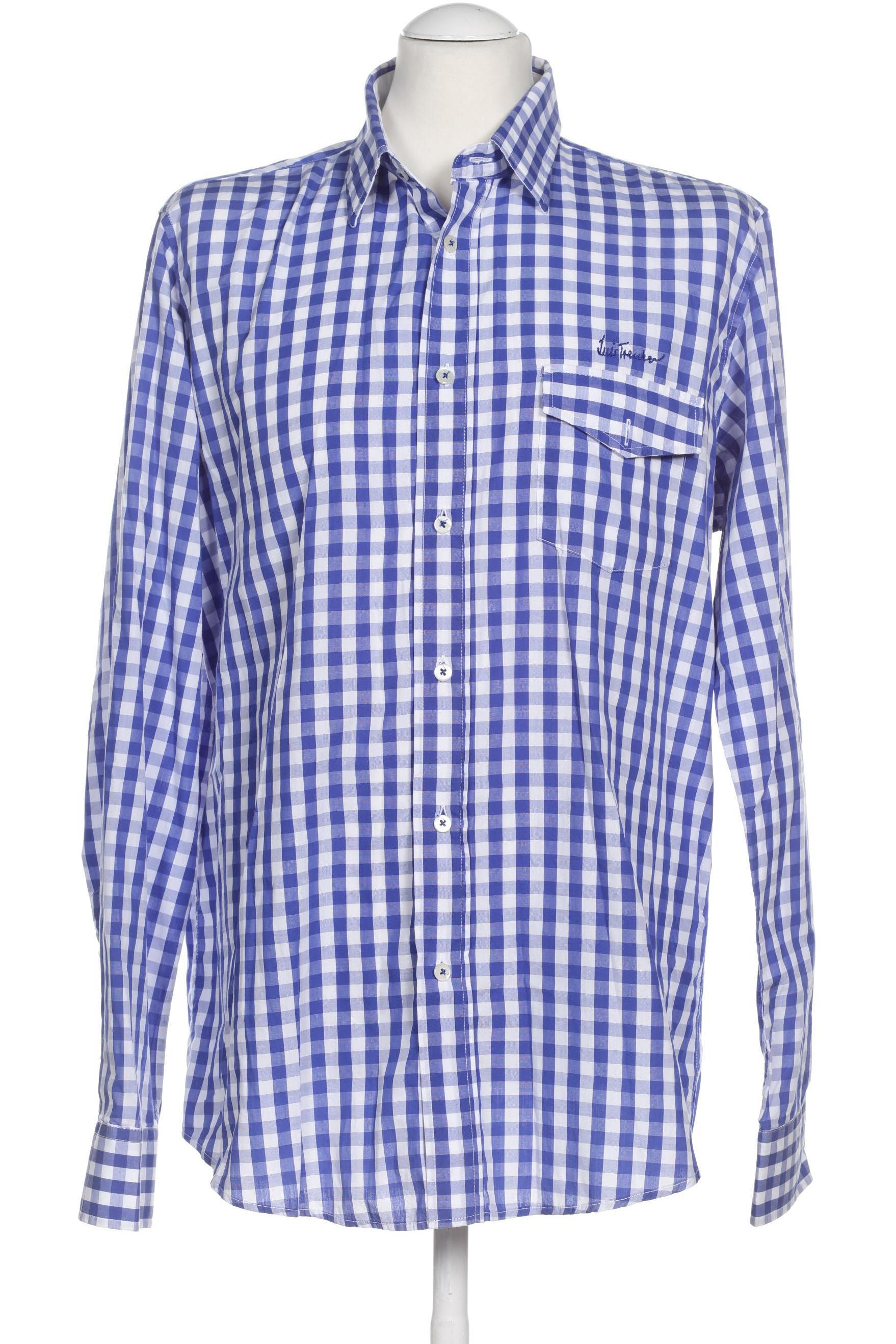 

Luis Trenker Herren Hemd, blau, Gr.