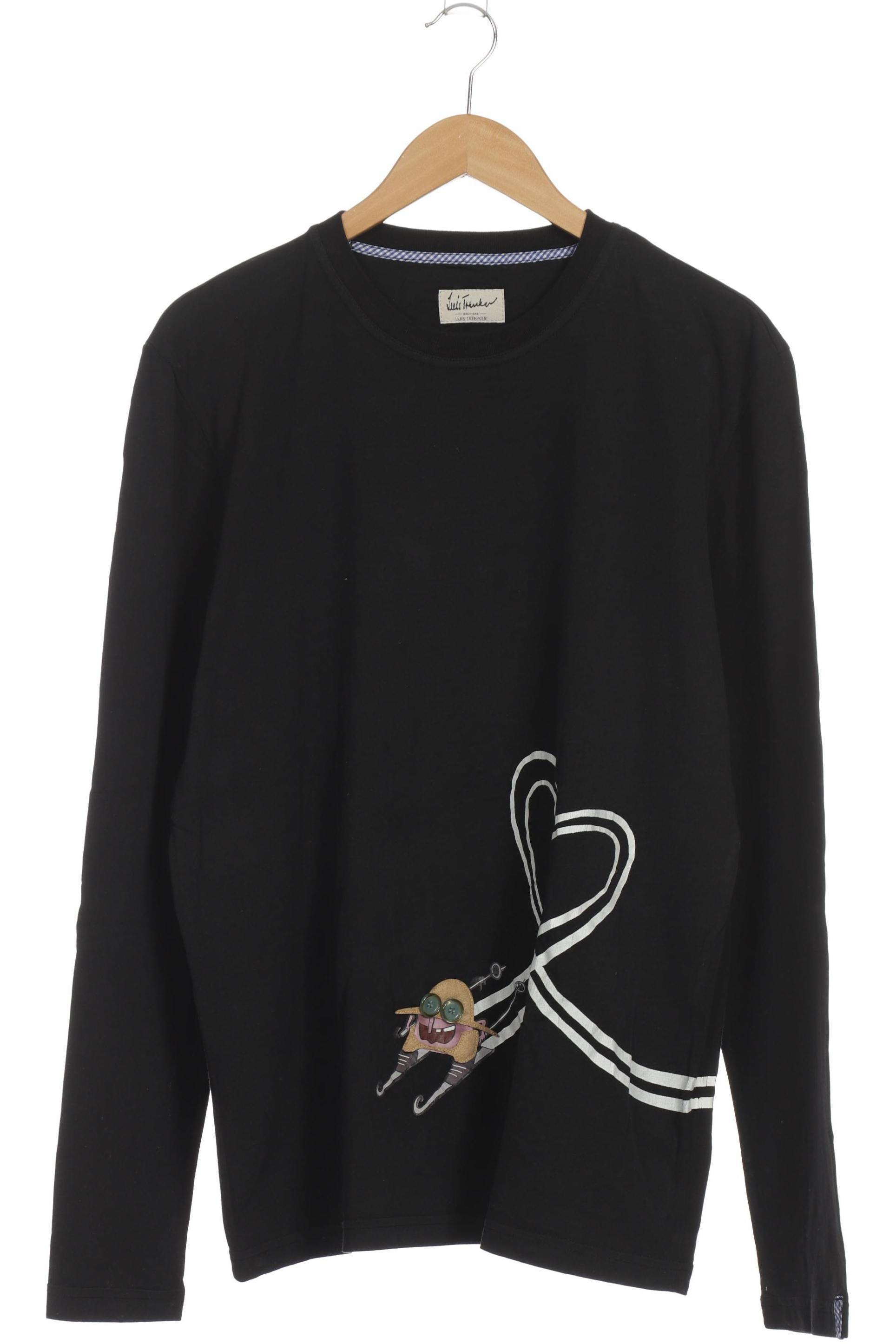 Thumbnail - Luis Trenker Herren Langarmshirt, schwarz, Gr.
