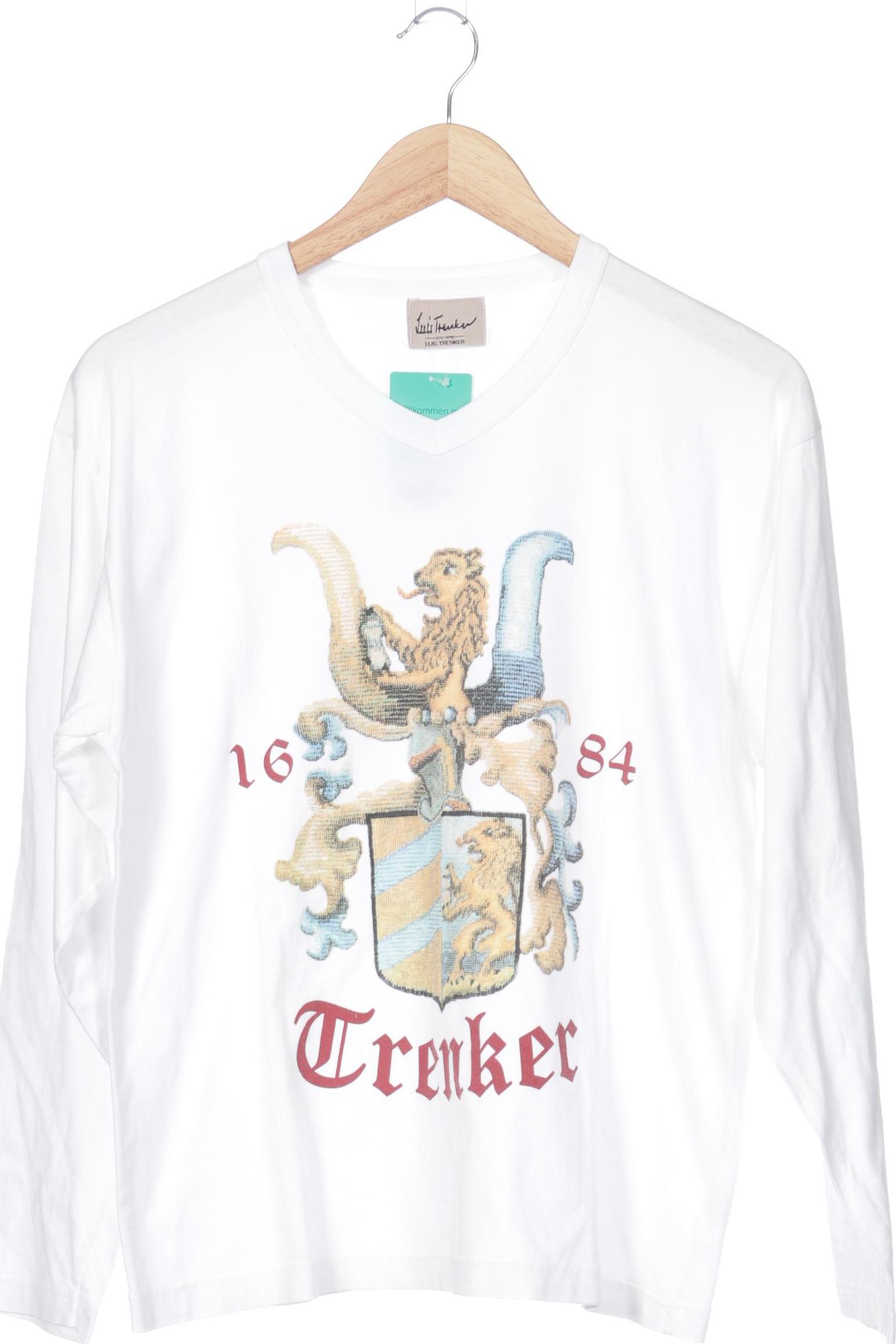 Thumbnail - Luis Trenker Herren Langarmshirt, weiß, Gr.