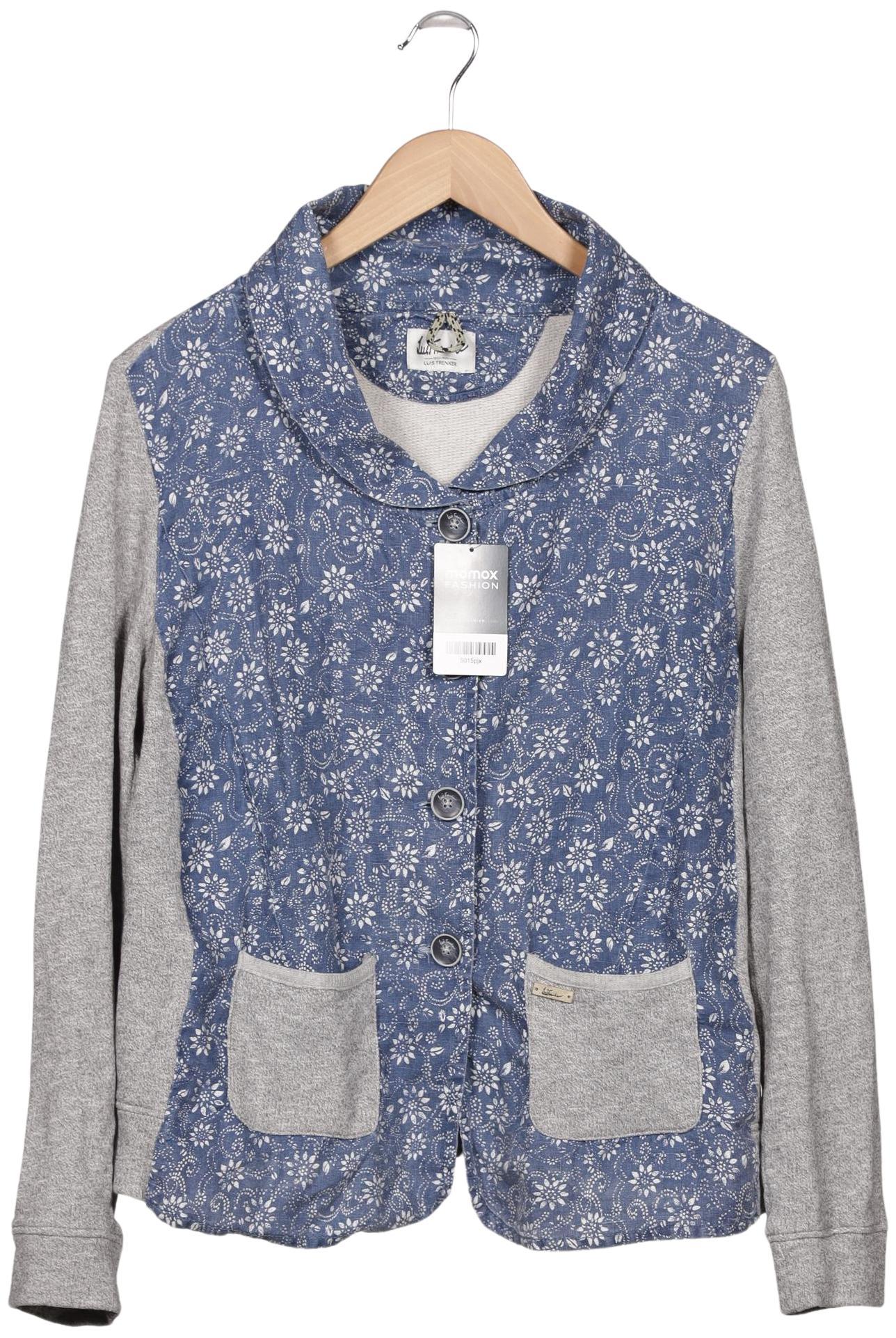 

Luis Trenker Damen Strickjacke, blau, Gr. 42