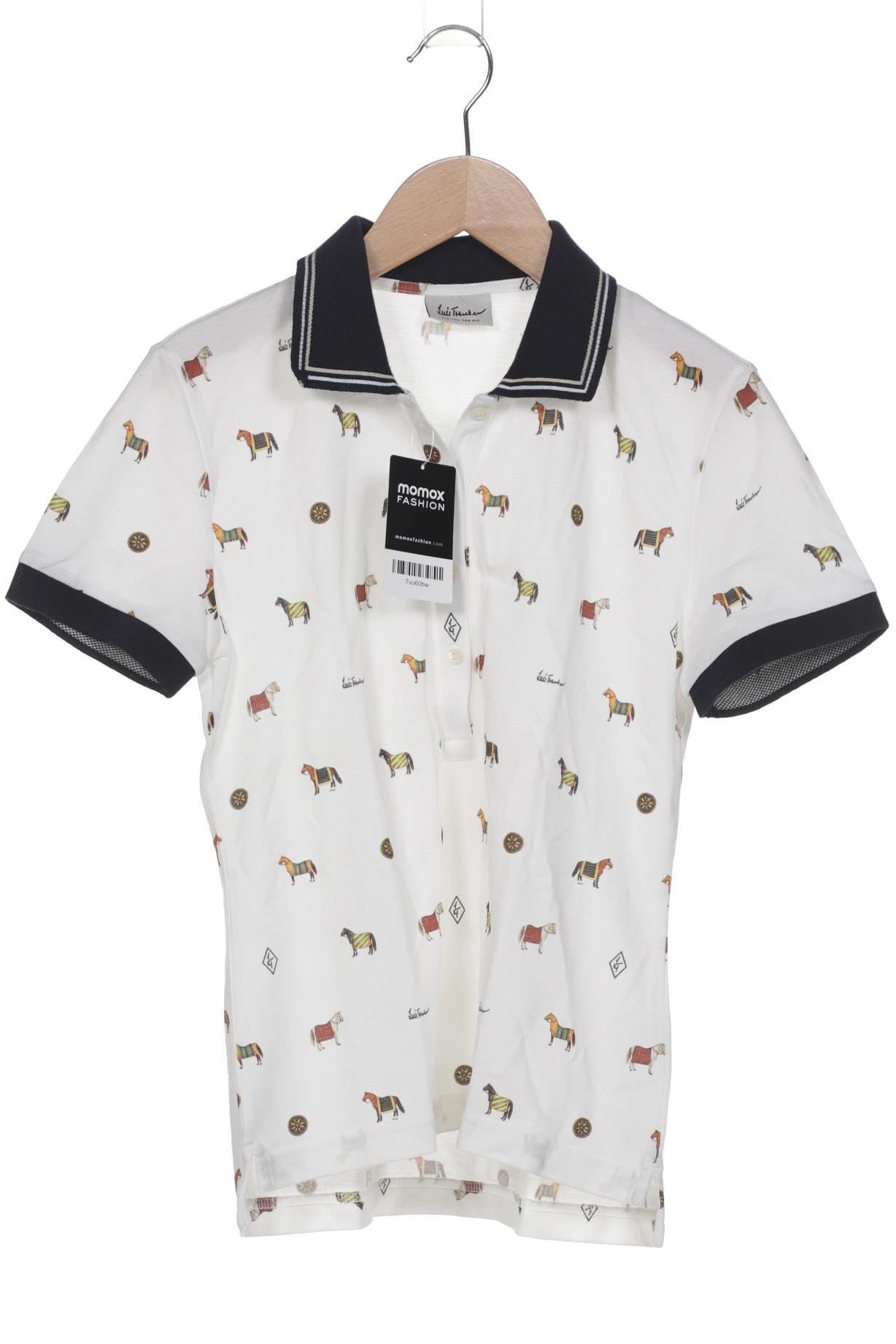Thumbnail - Luis Trenker Damen Poloshirt, weiß, Gr. 34