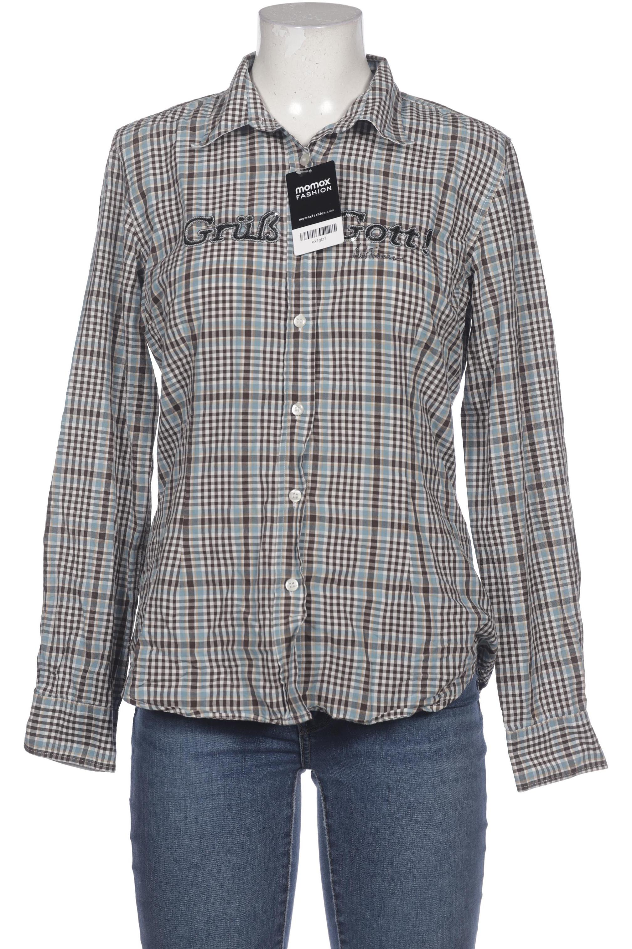 

Luis Trenker Damen Bluse, blau, Gr. 42