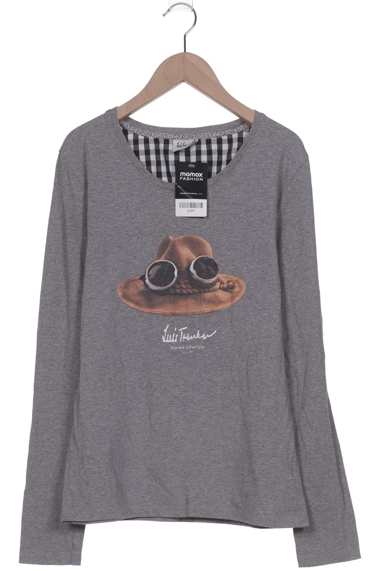 

Luis Trenker Damen Langarmshirt, grau, Gr. 38