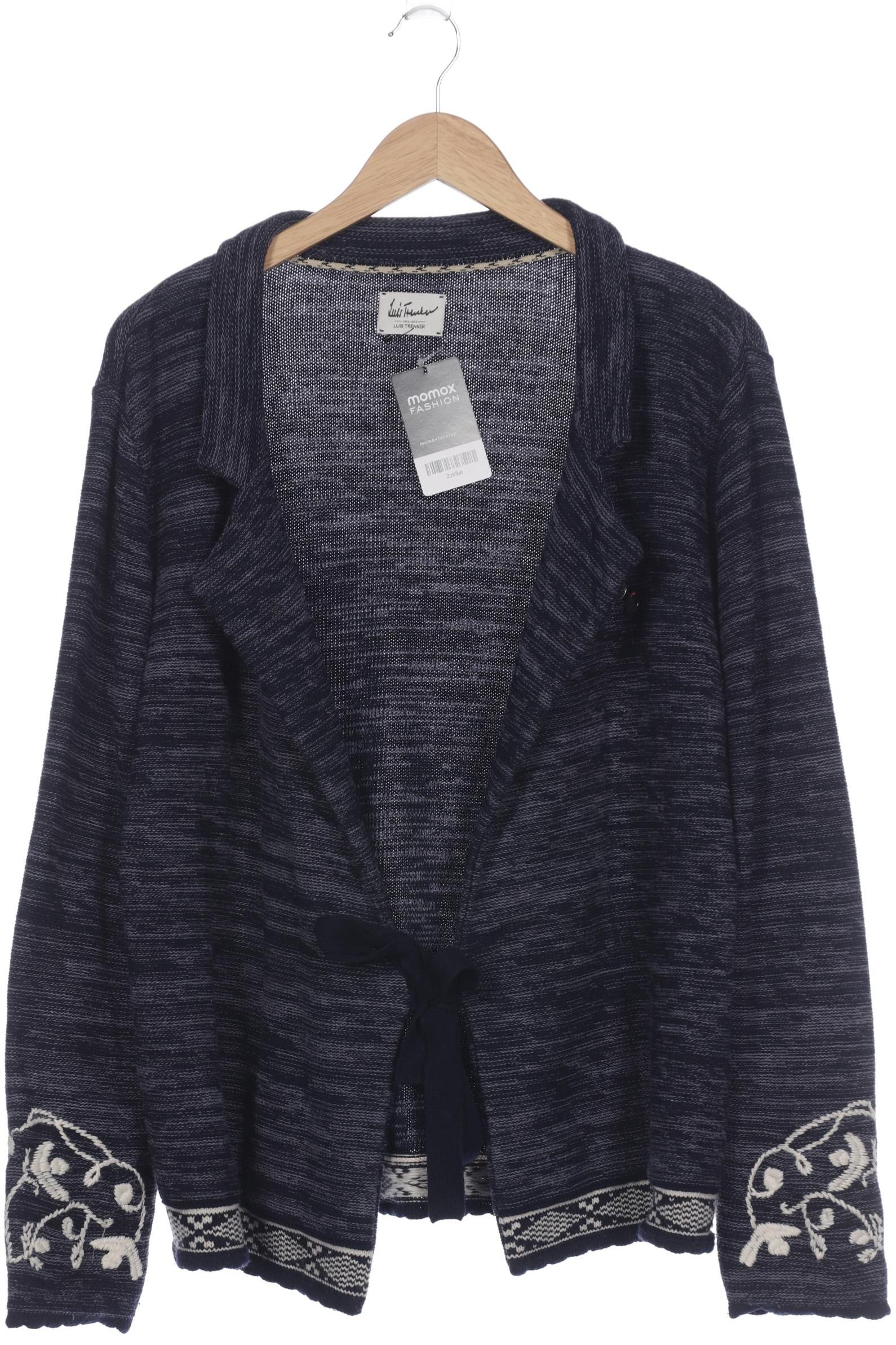 

Luis Trenker Damen Strickjacke, marineblau, Gr. 44