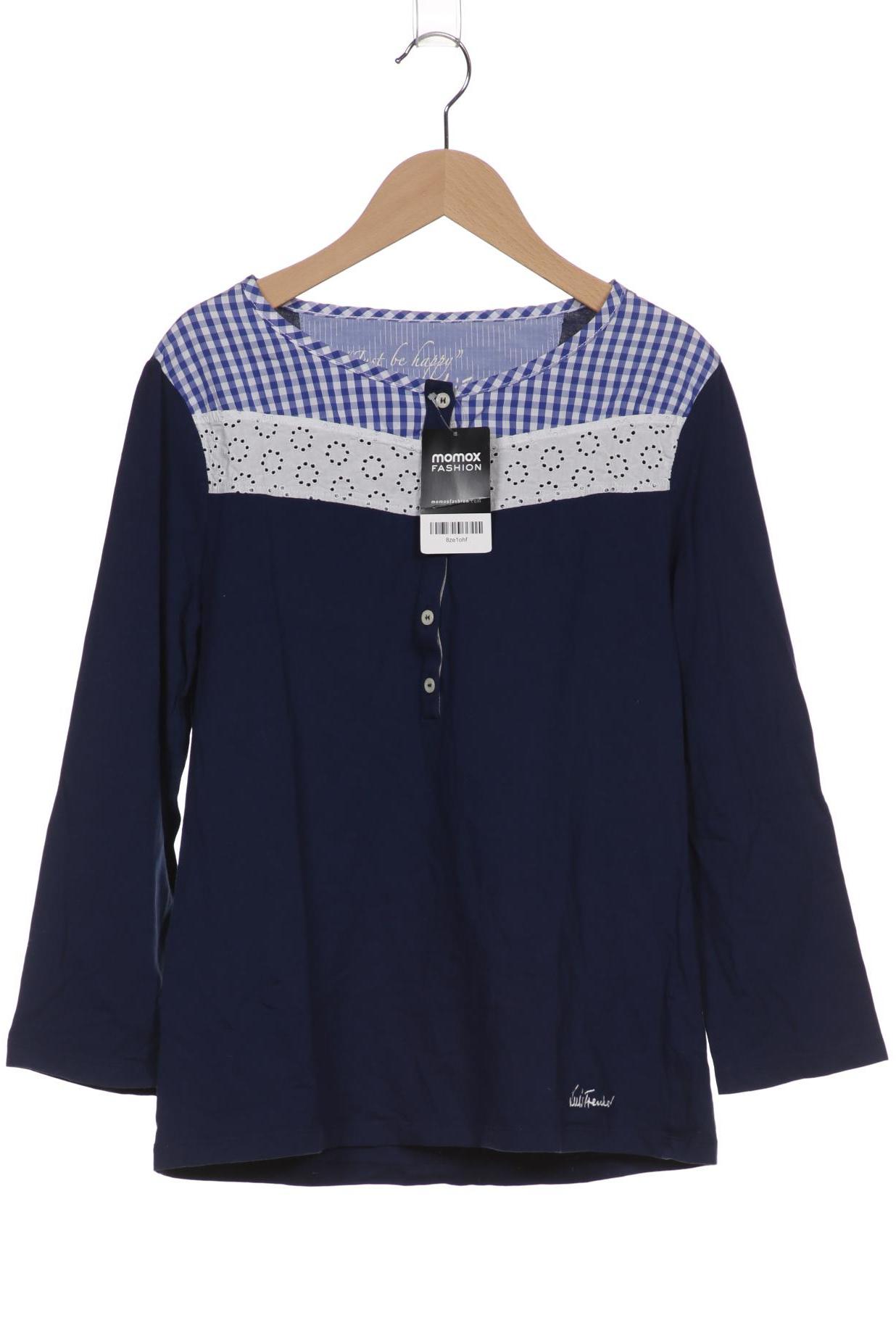 

Luis Trenker Damen Langarmshirt, marineblau, Gr. 38