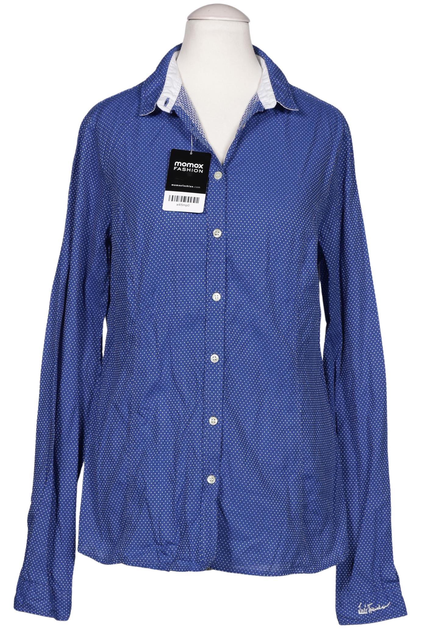 

Luis Trenker Damen Bluse, blau, Gr. 34