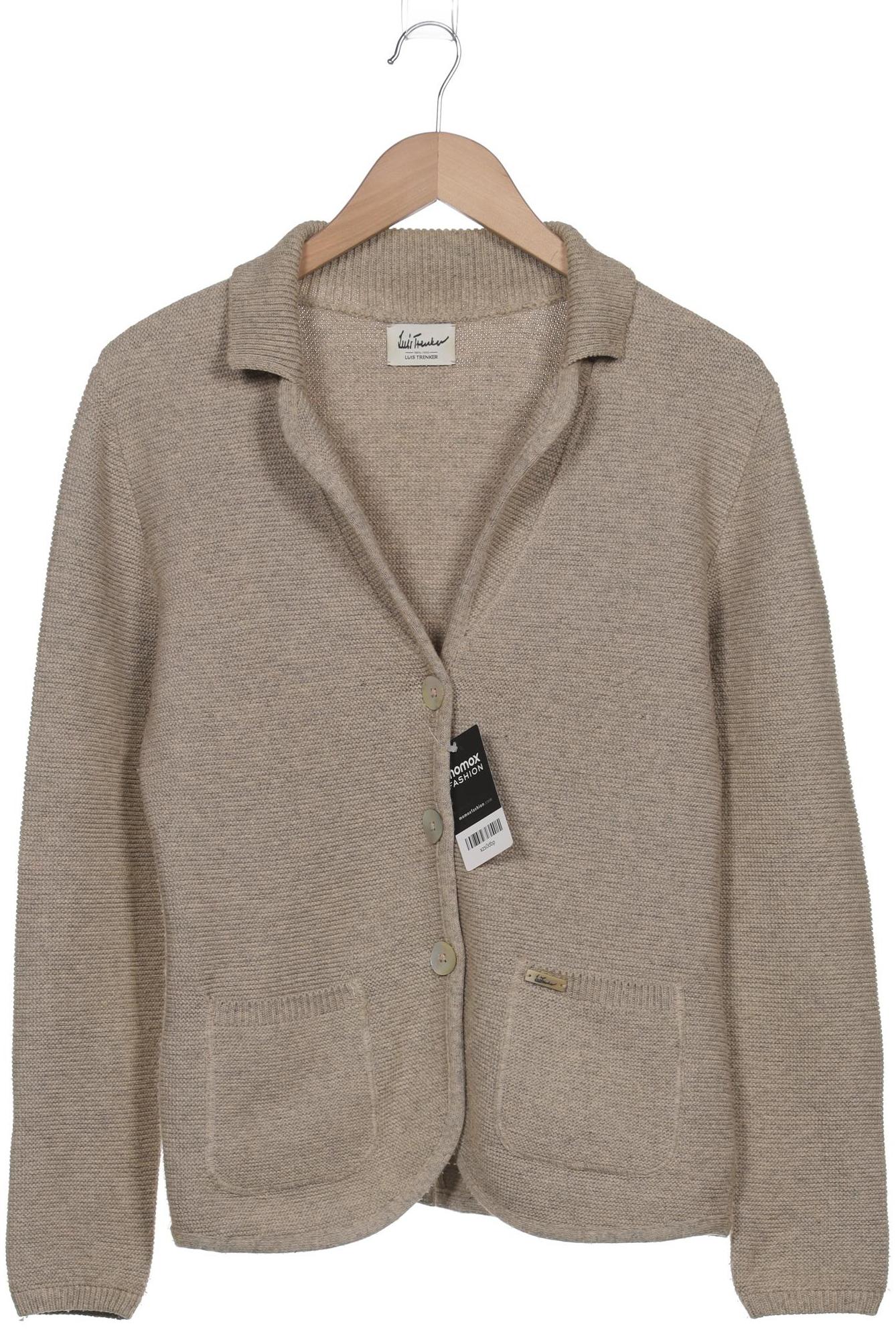 

Luis Trenker Damen Strickjacke, beige, Gr. 38