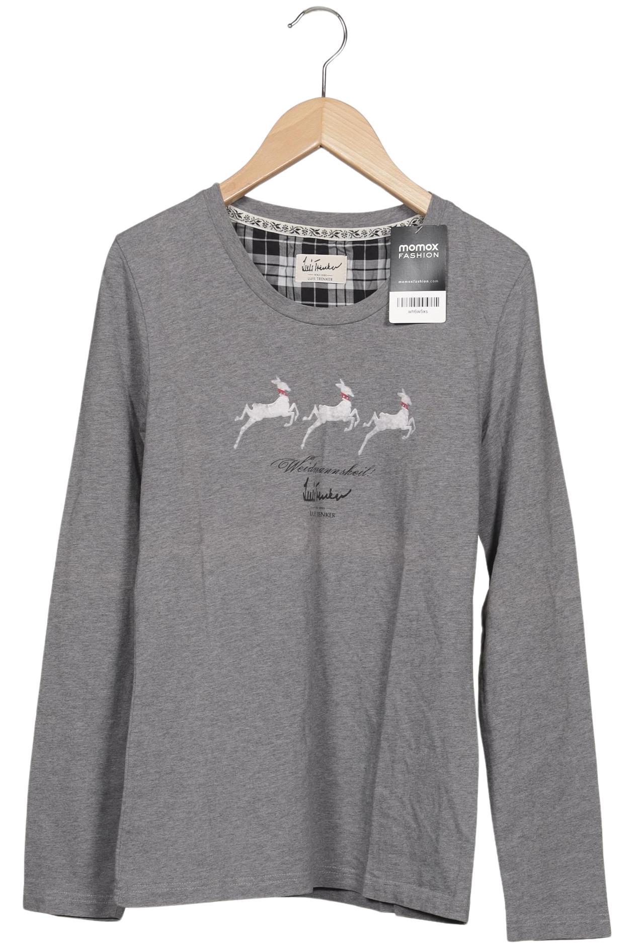 

Luis Trenker Damen Langarmshirt, grau, Gr. 38