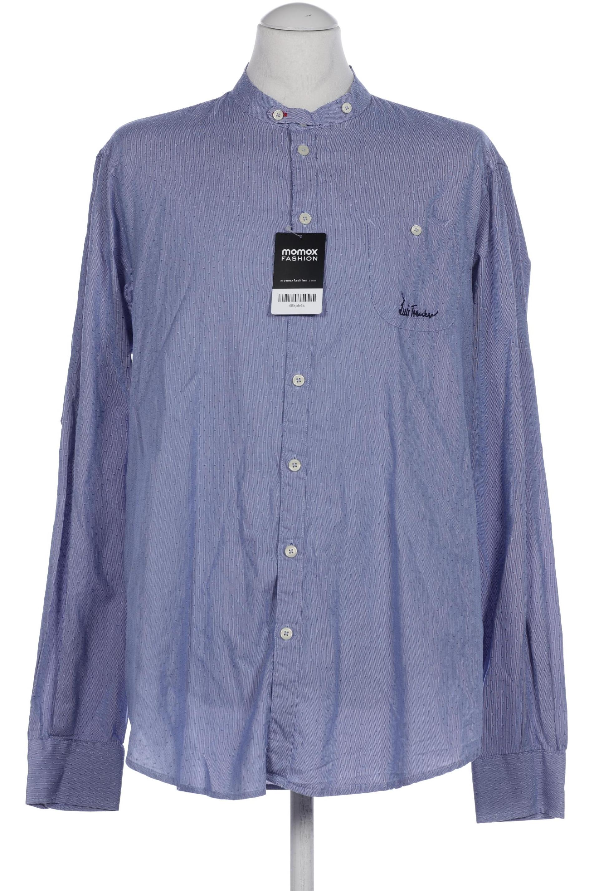 

Luis Trenker Herren Hemd, blau, Gr. 52