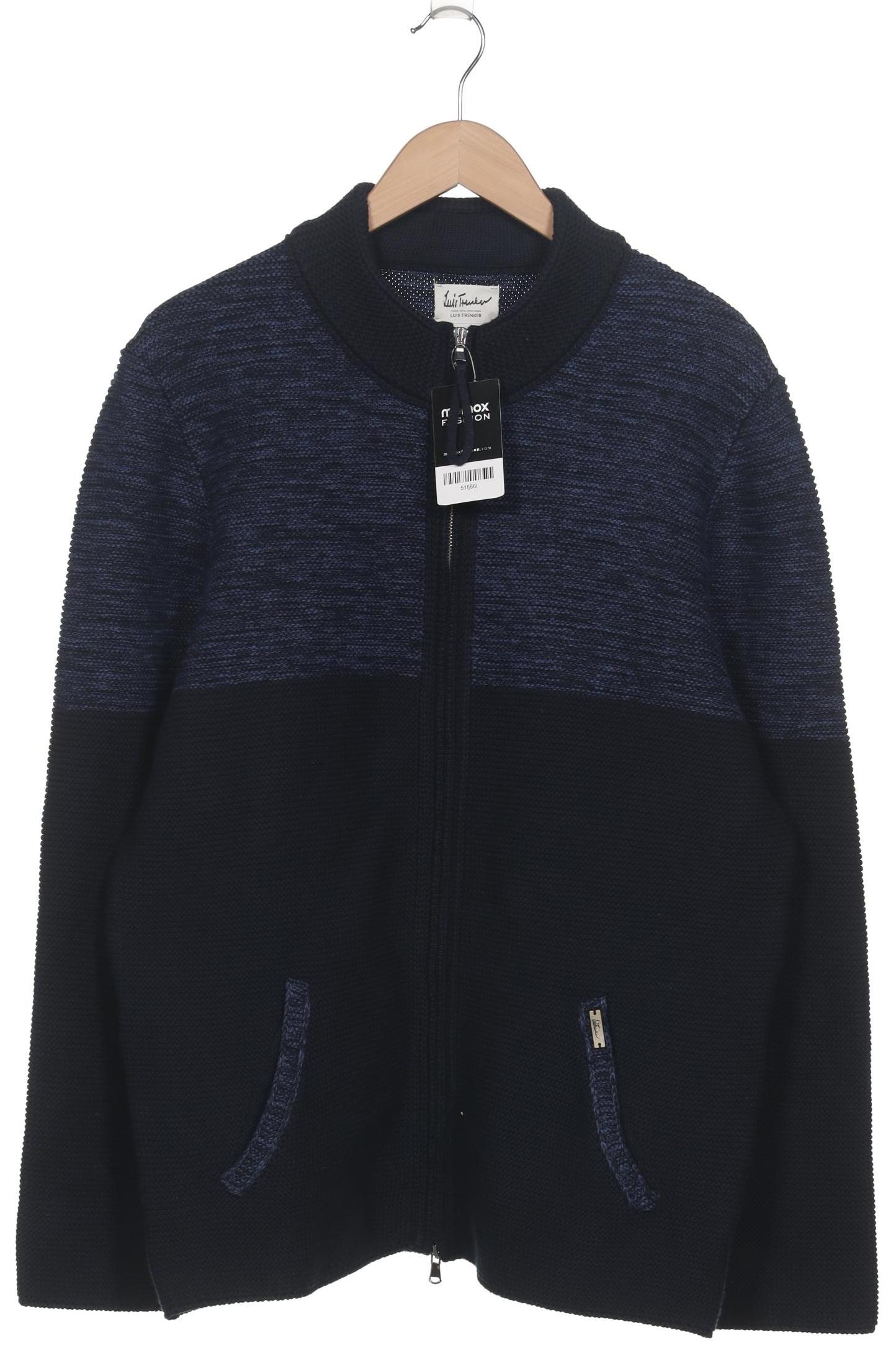 

Luis Trenker Herren Strickjacke, marineblau, Gr. 54