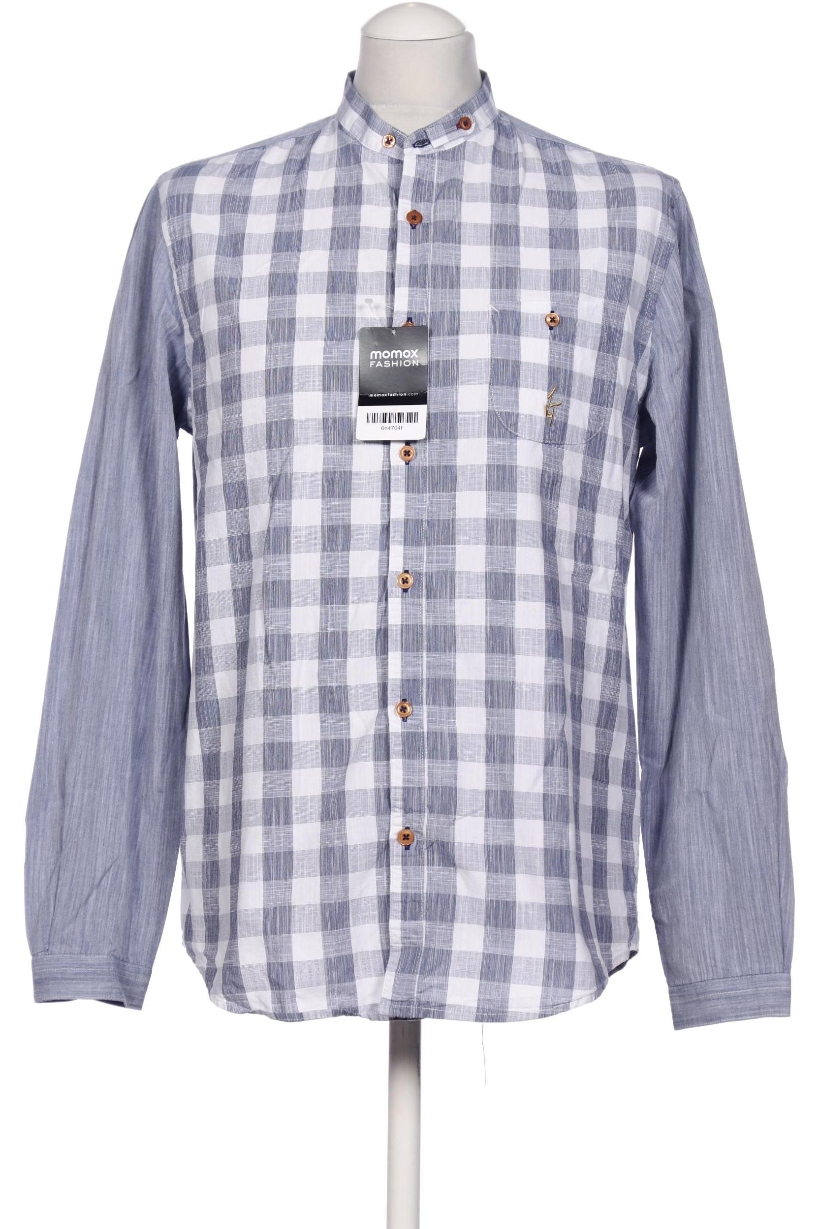 

Luis Trenker Herren Hemd, blau, Gr. 48