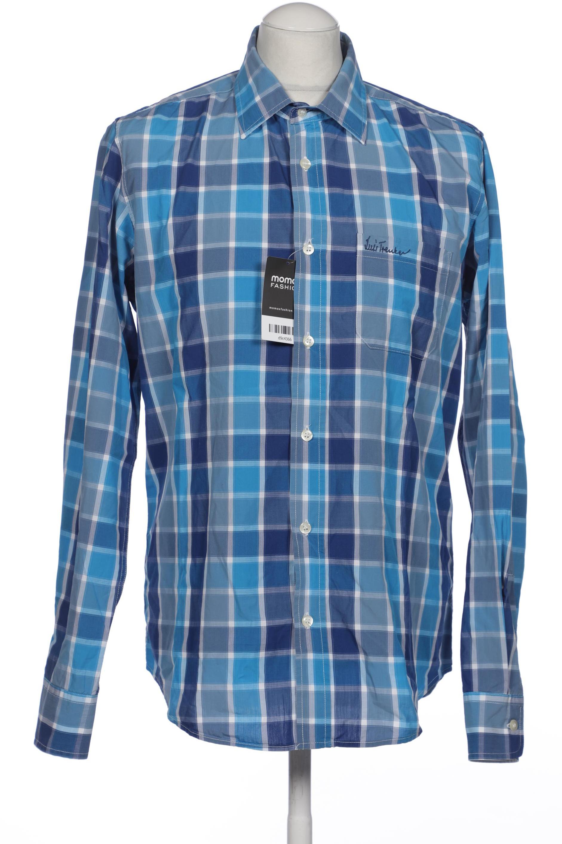 

Luis Trenker Herren Hemd, blau, Gr. 46