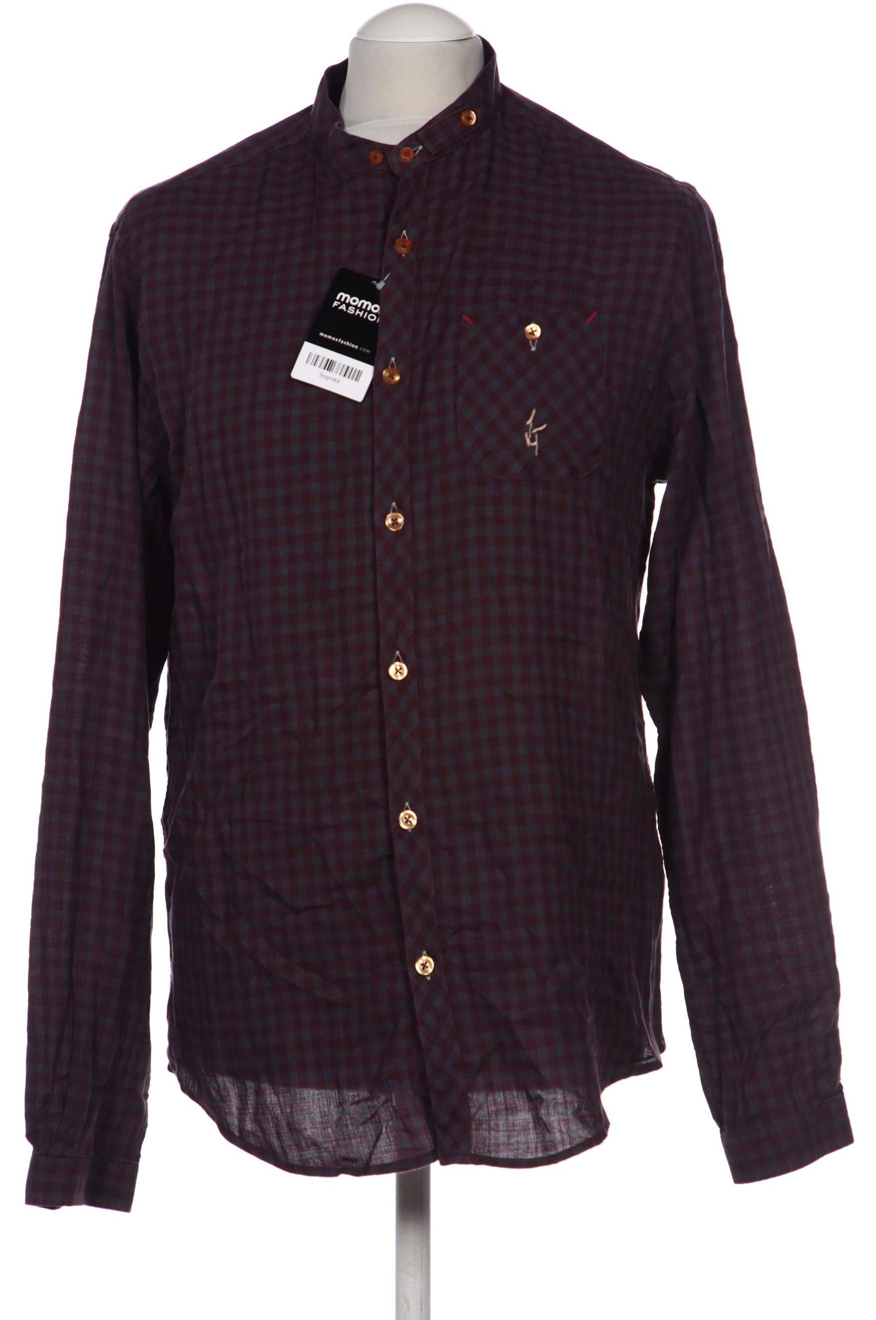 

Luis Trenker Herren Hemd, bordeaux, Gr. 46