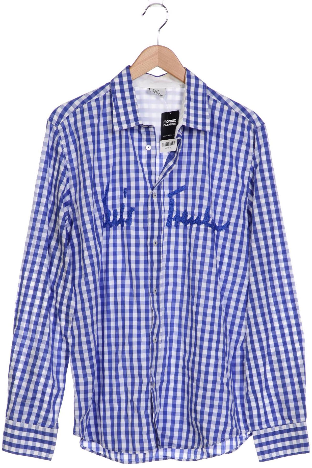 

Luis Trenker Herren Hemd, blau