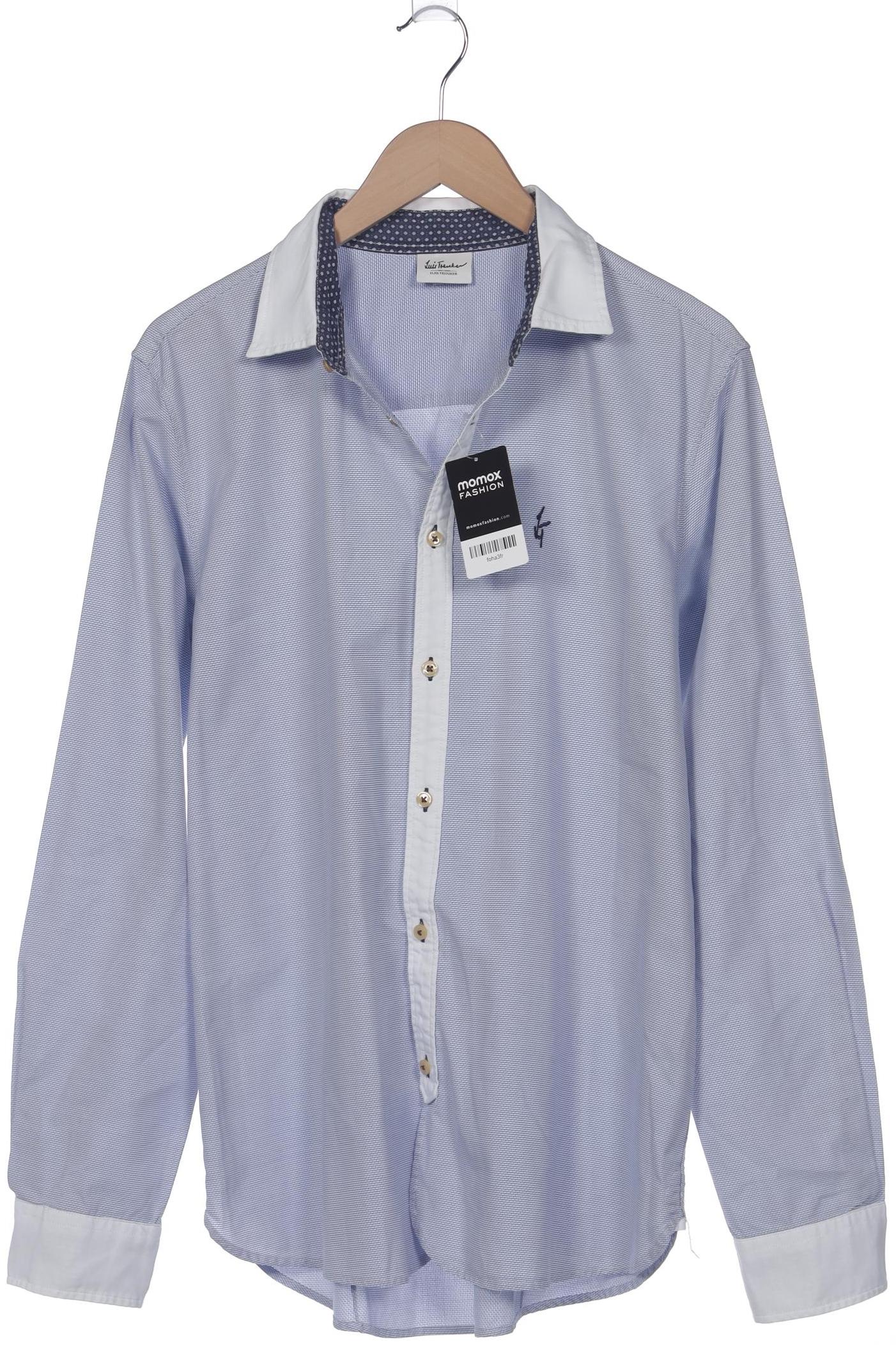 

Luis Trenker Herren Hemd, blau, Gr. 56