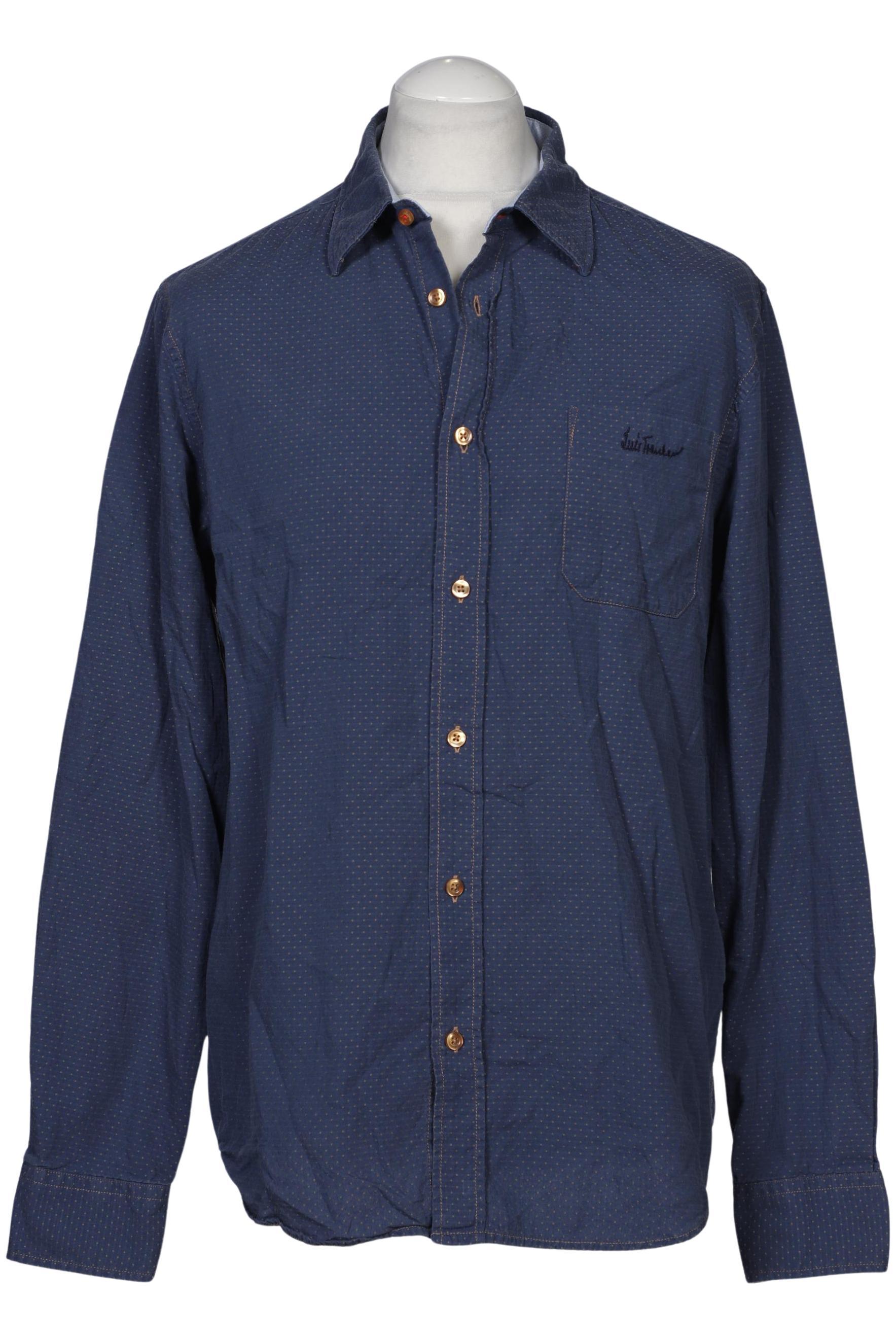 

Luis Trenker Herren Hemd, marineblau, Gr. 54