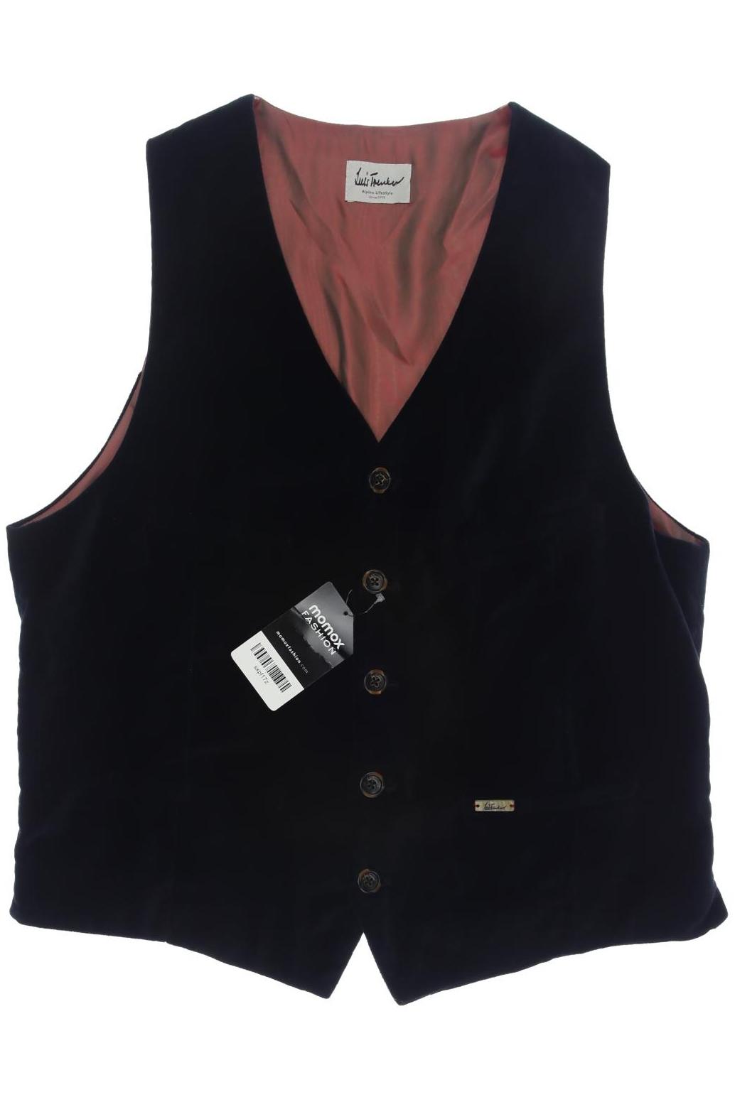 

Luis Trenker Herren Weste, schwarz, Gr. 50