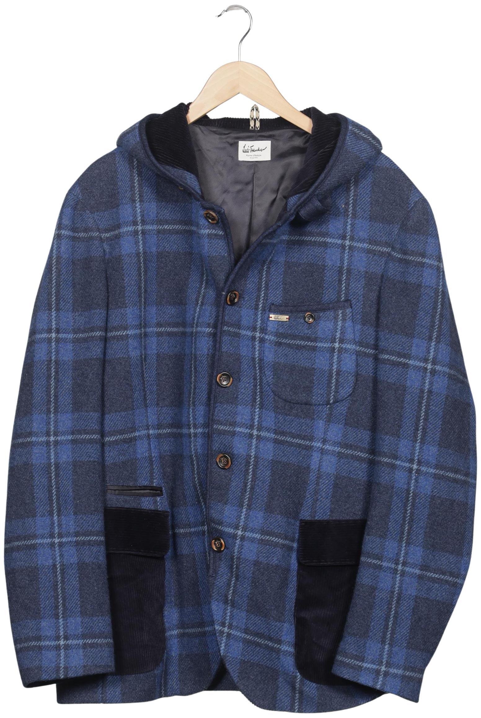 

Luis Trenker Herren Mantel, blau, Gr. 58