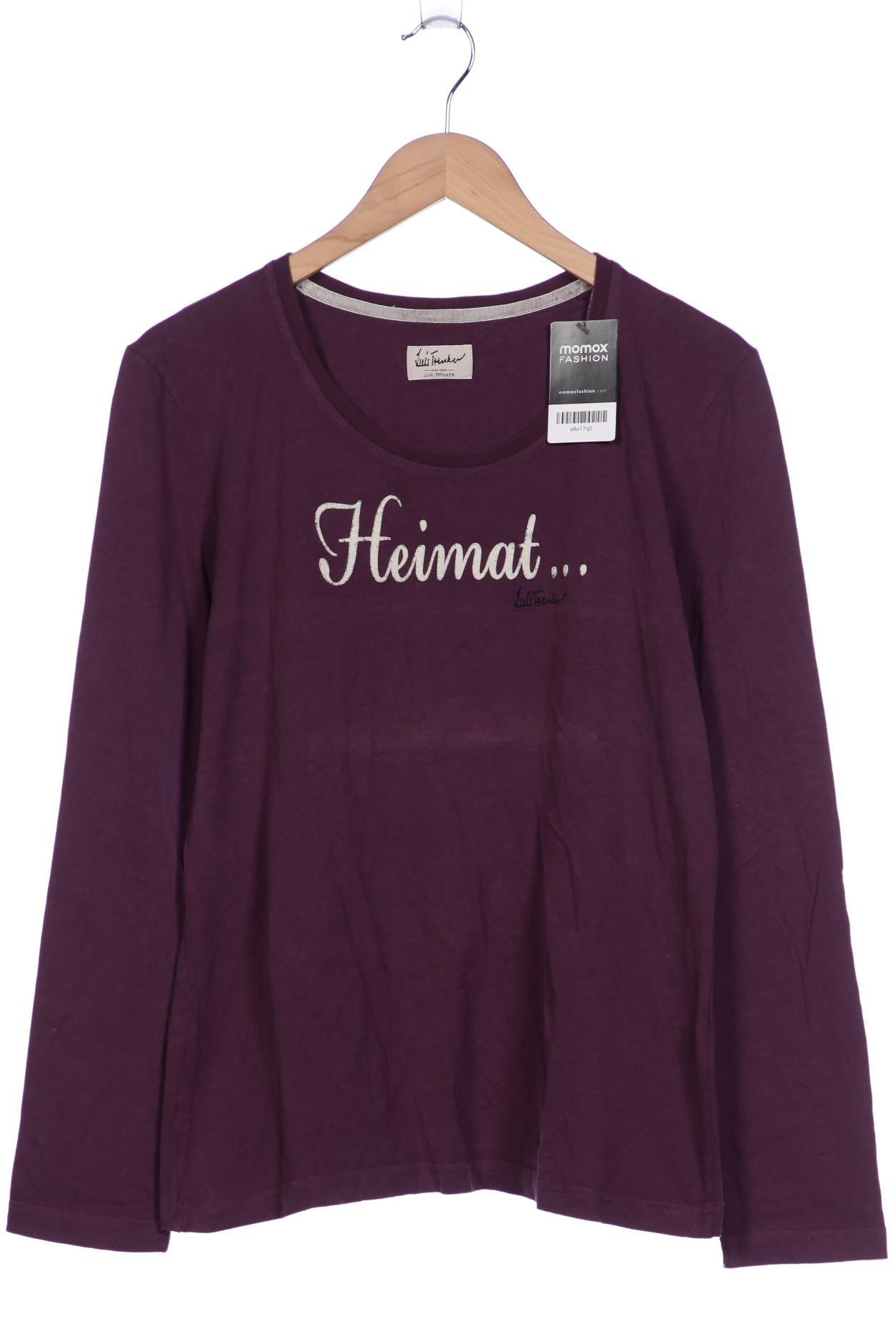 

Luis Trenker Herren Langarmshirt, flieder, Gr. 54