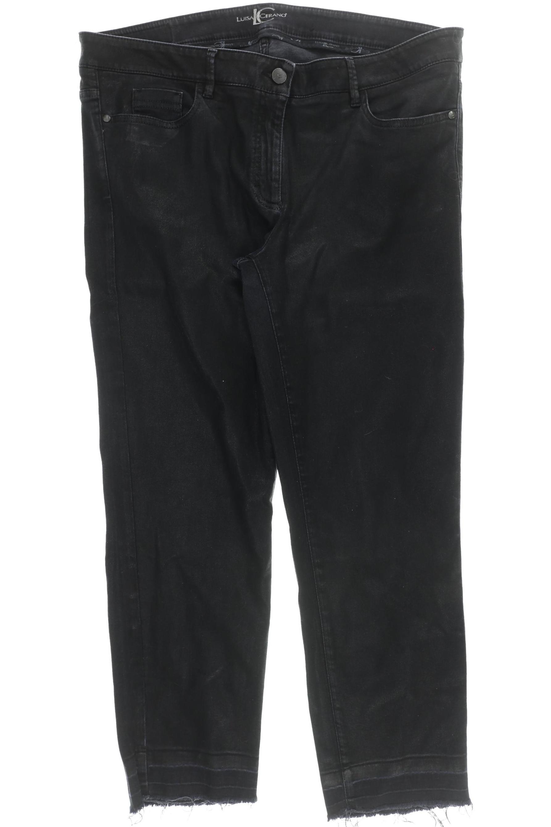 

Luisa Cerano Damen Jeans, schwarz, Gr. 46