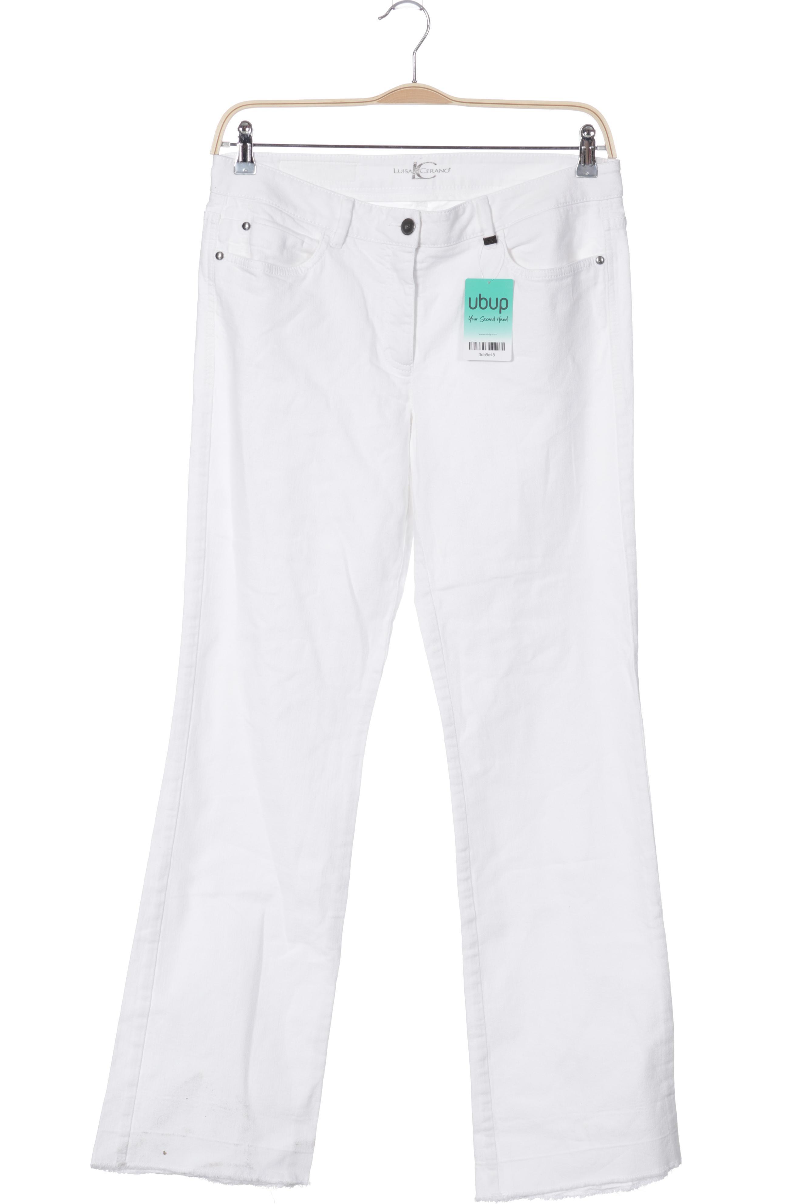 

Luisa Cerano Damen Jeans, weiß, Gr. 40