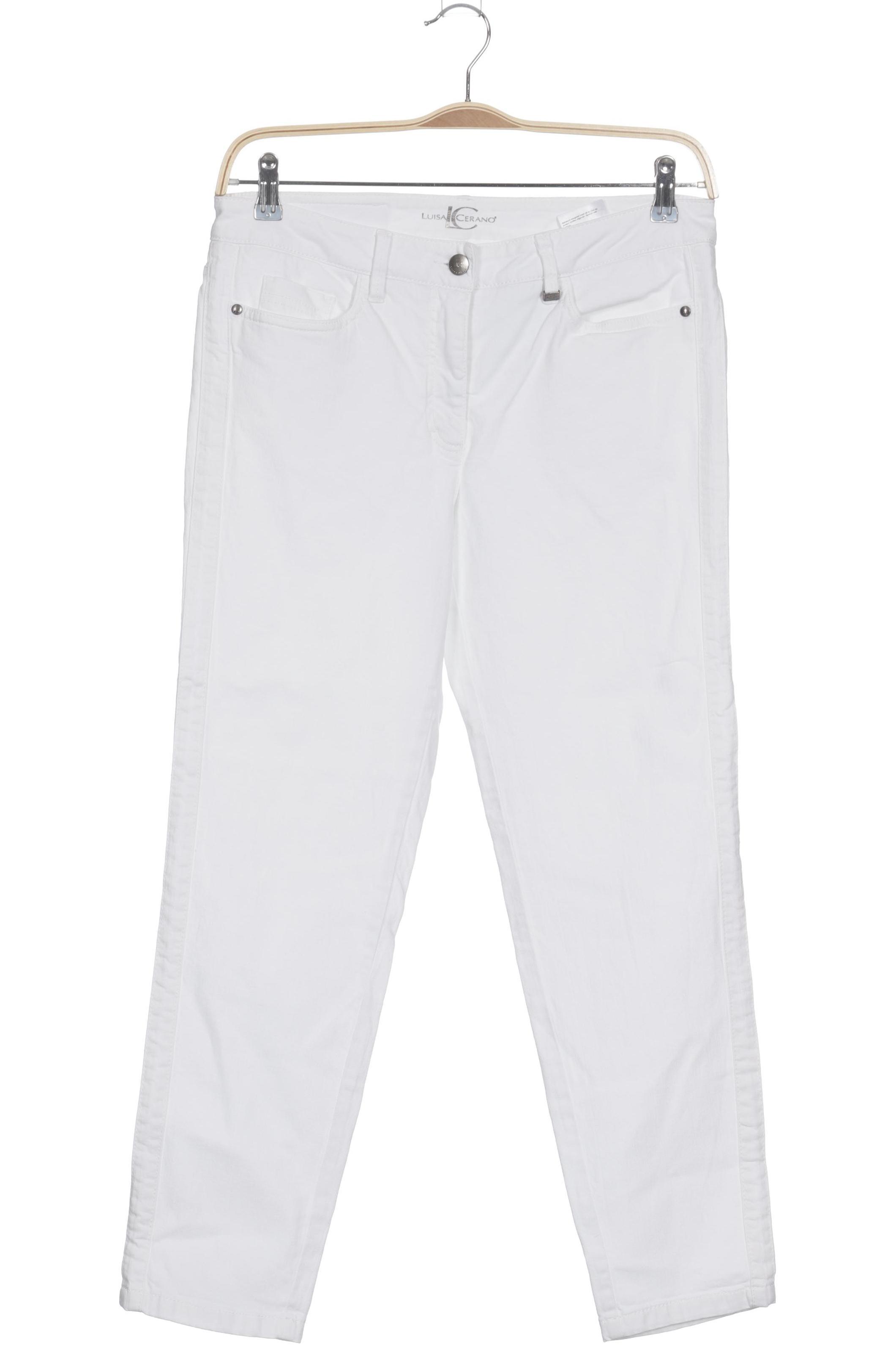 

Luisa Cerano Damen Jeans, weiß, Gr. 40