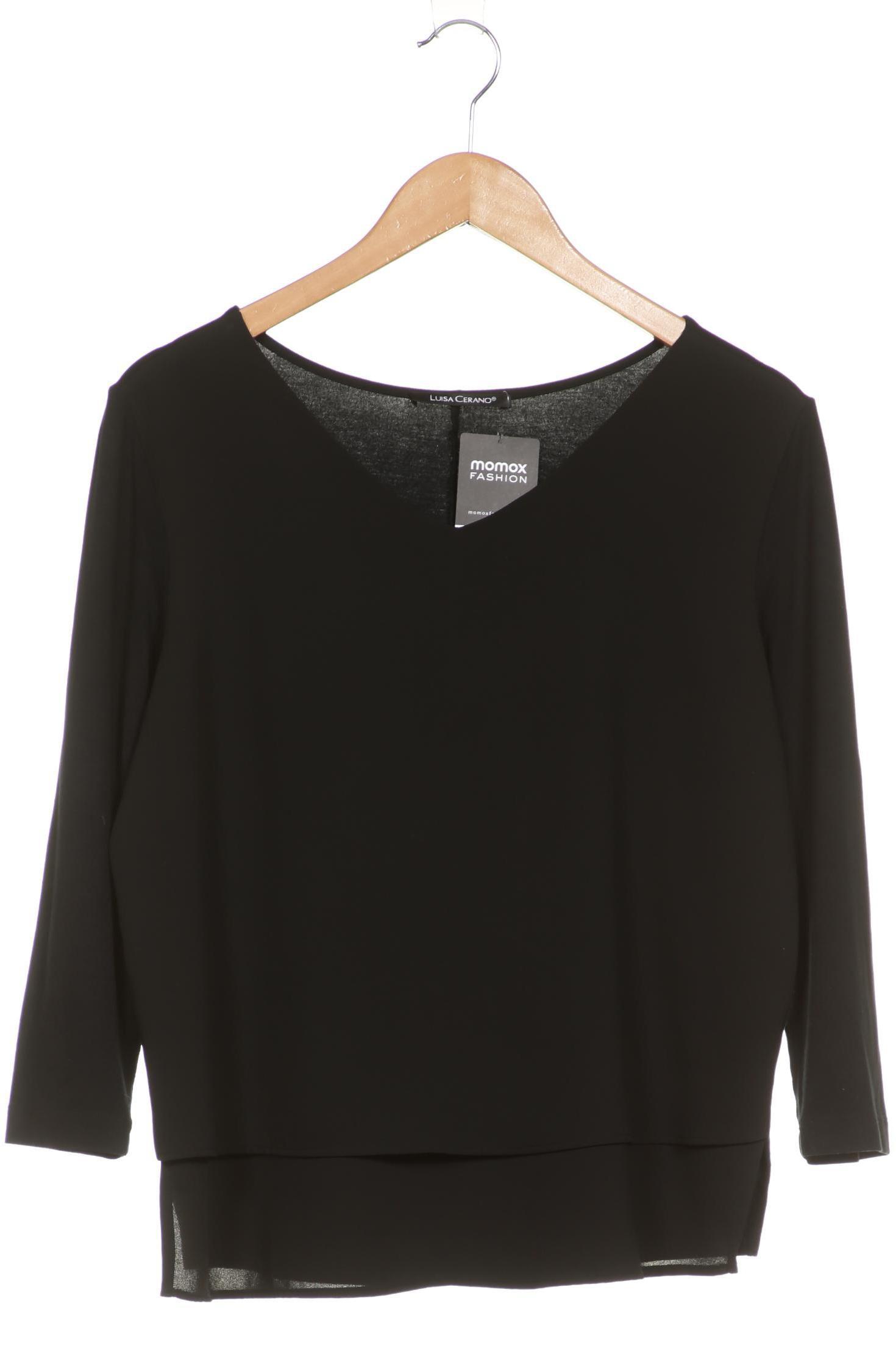 

Luisa Cerano Damen Langarmshirt, schwarz, Gr. 38