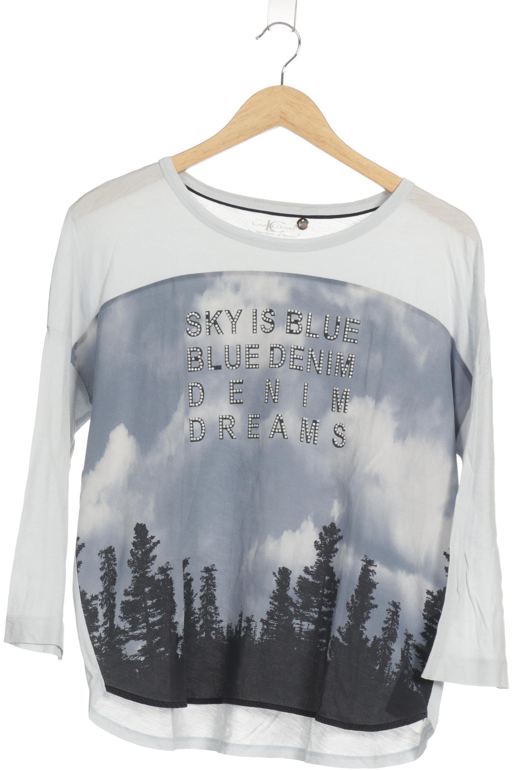 

Luisa Cerano Damen Langarmshirt, blau, Gr. 40