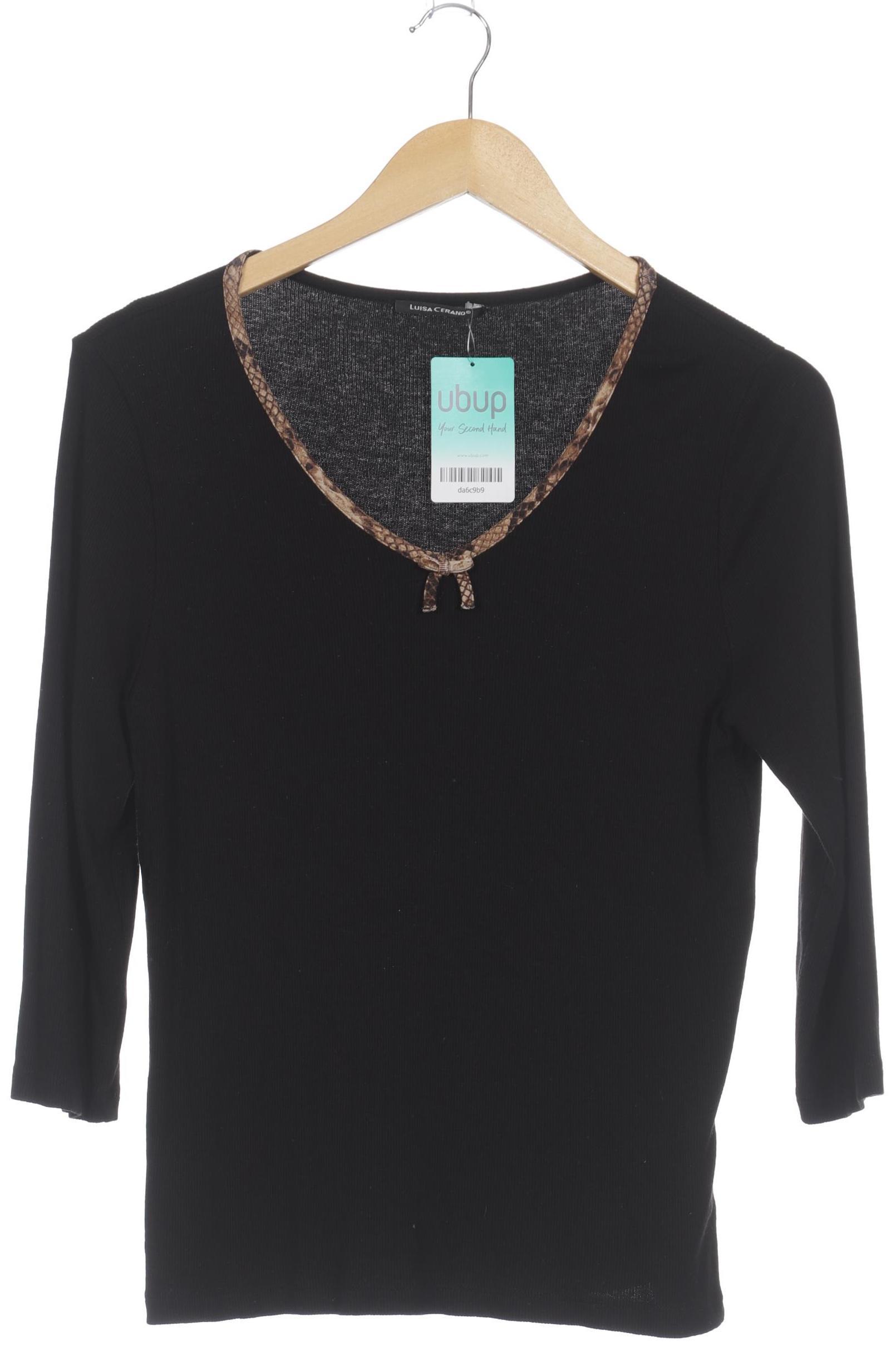 

Luisa Cerano Damen Langarmshirt, schwarz, Gr. 44