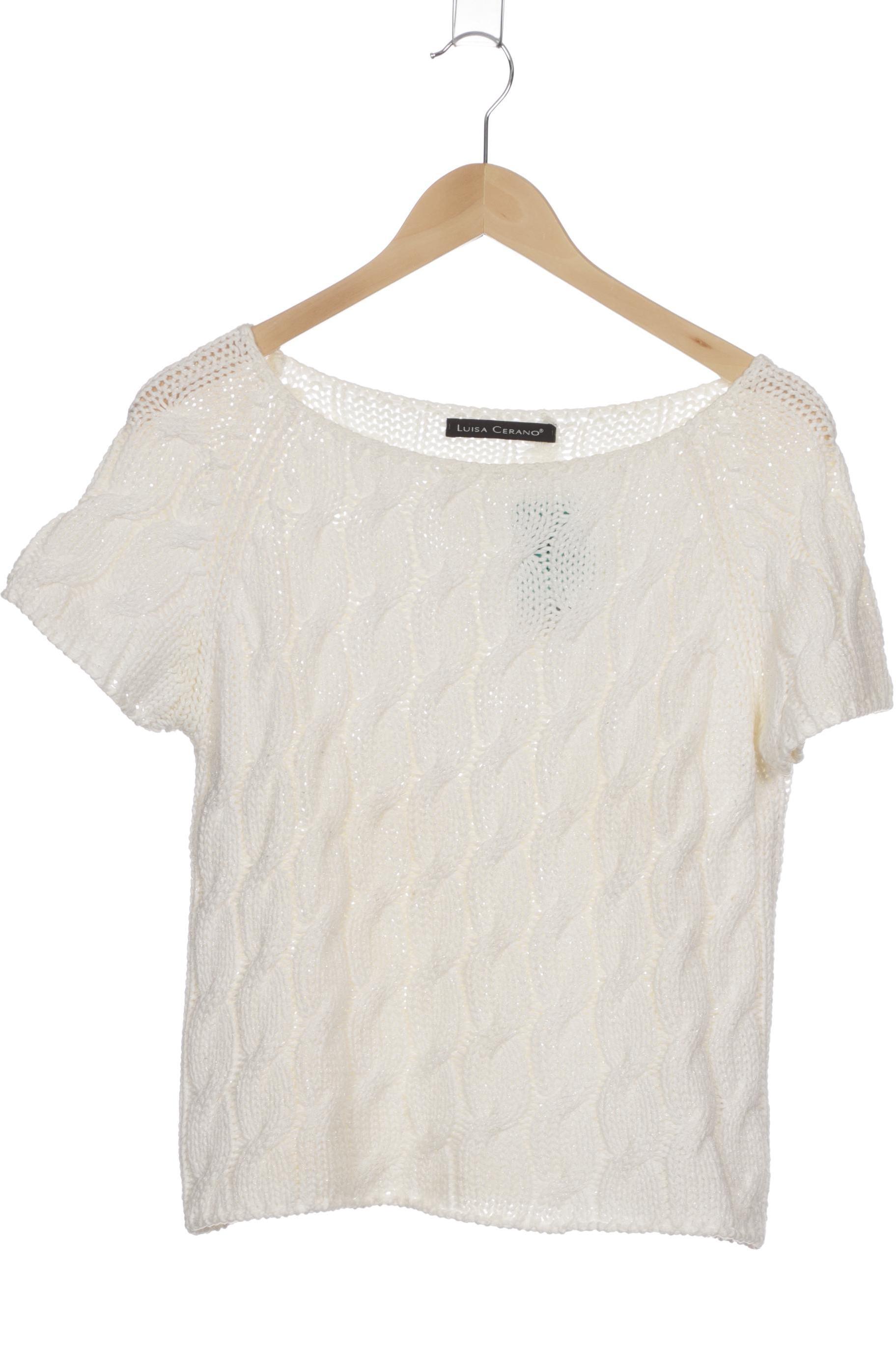 

Luisa Cerano Damen Pullover, weiß, Gr. 42