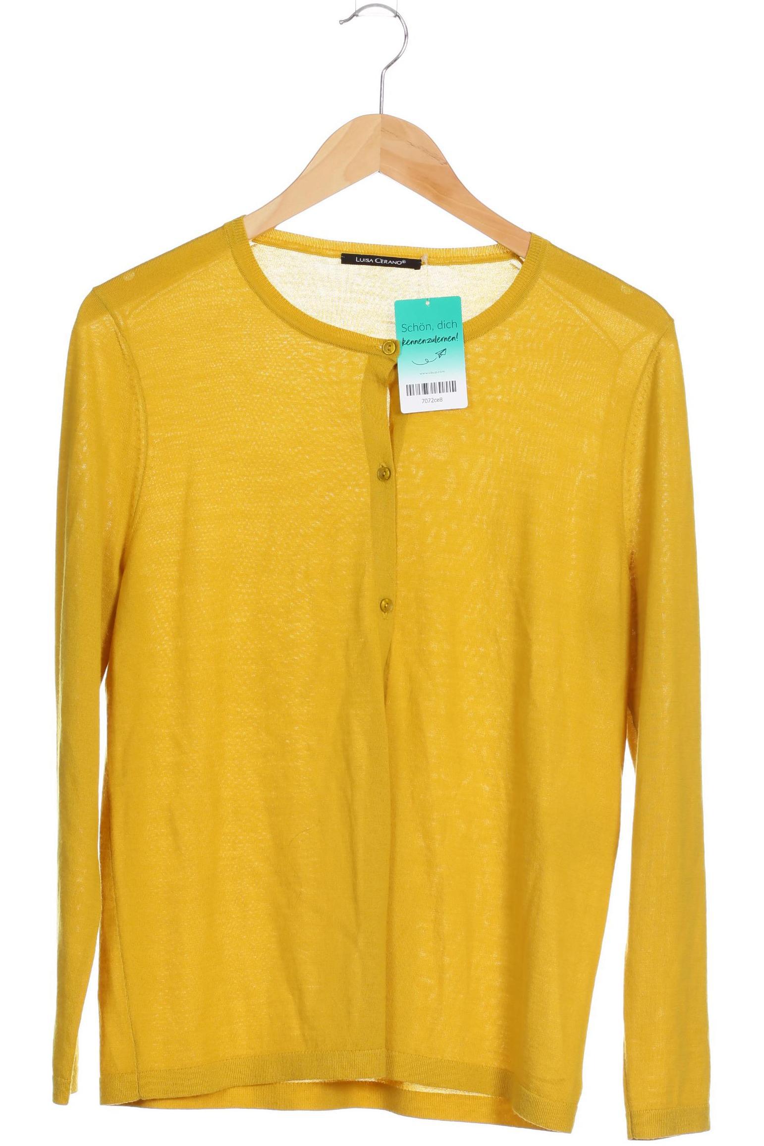 

Luisa Cerano Damen Strickjacke, gelb, Gr. 40