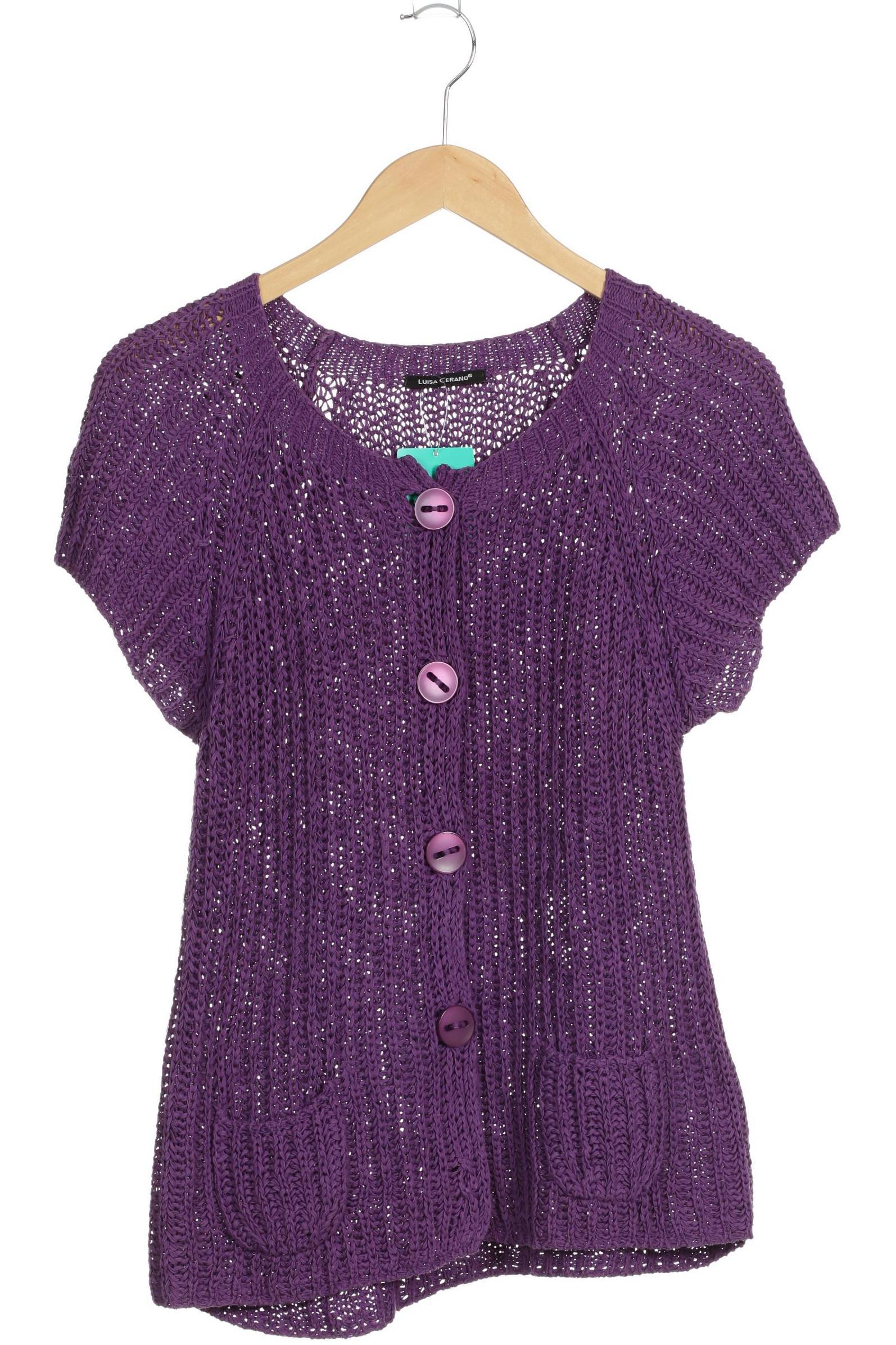

Luisa Cerano Damen Strickjacke, lila, Gr. 36