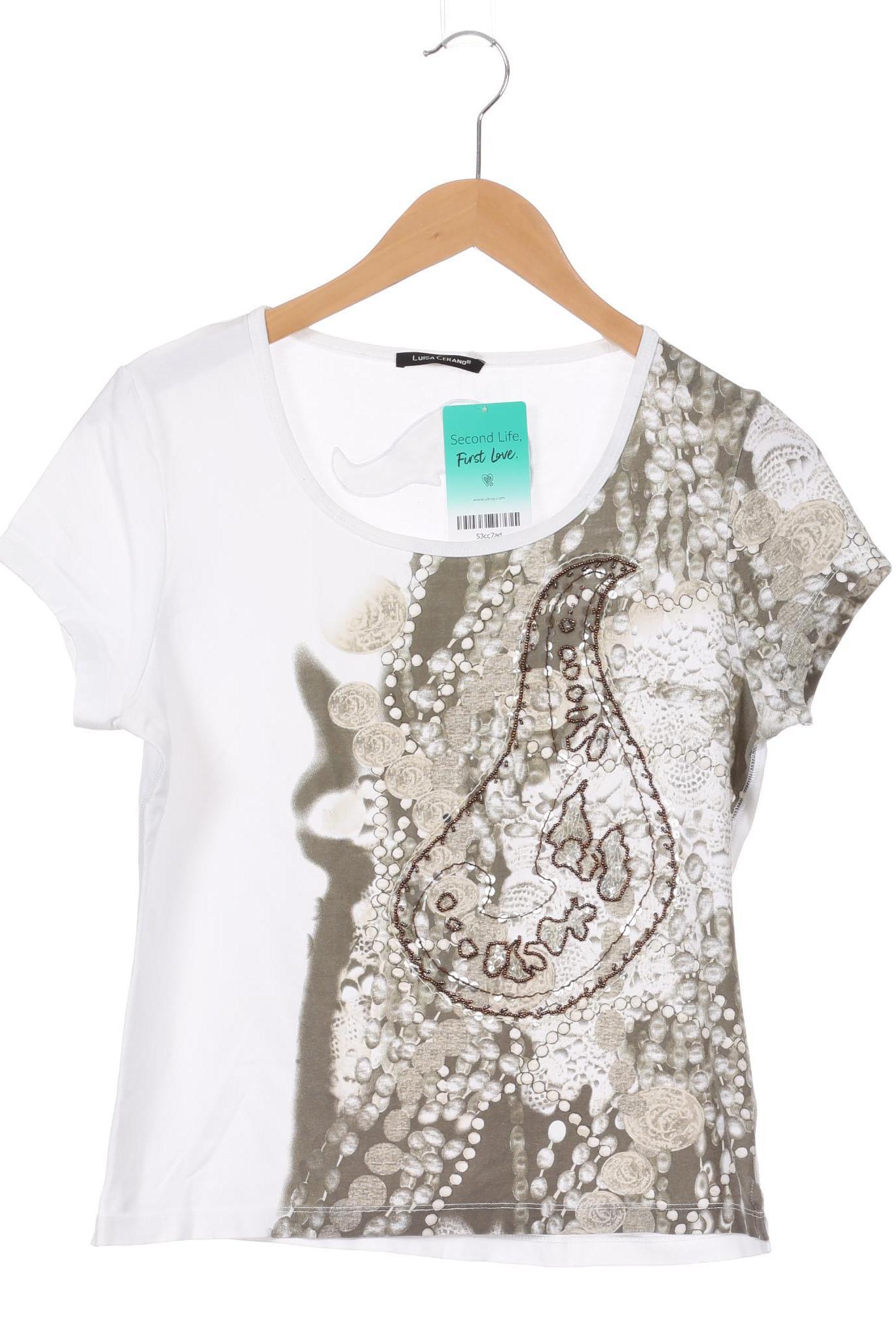 

Luisa Cerano Damen T-Shirt, weiß, Gr. 40