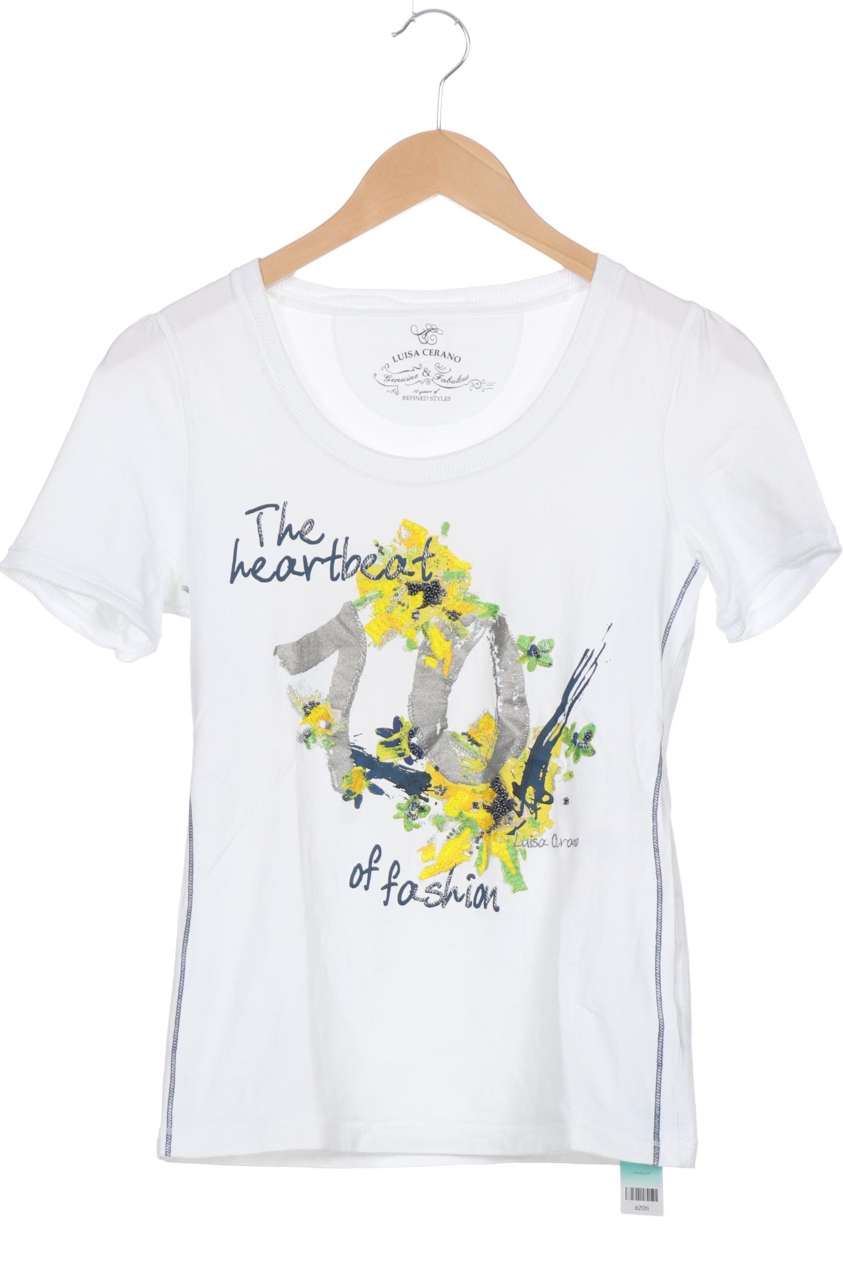 

Luisa Cerano Damen T-Shirt, weiß, Gr. 36