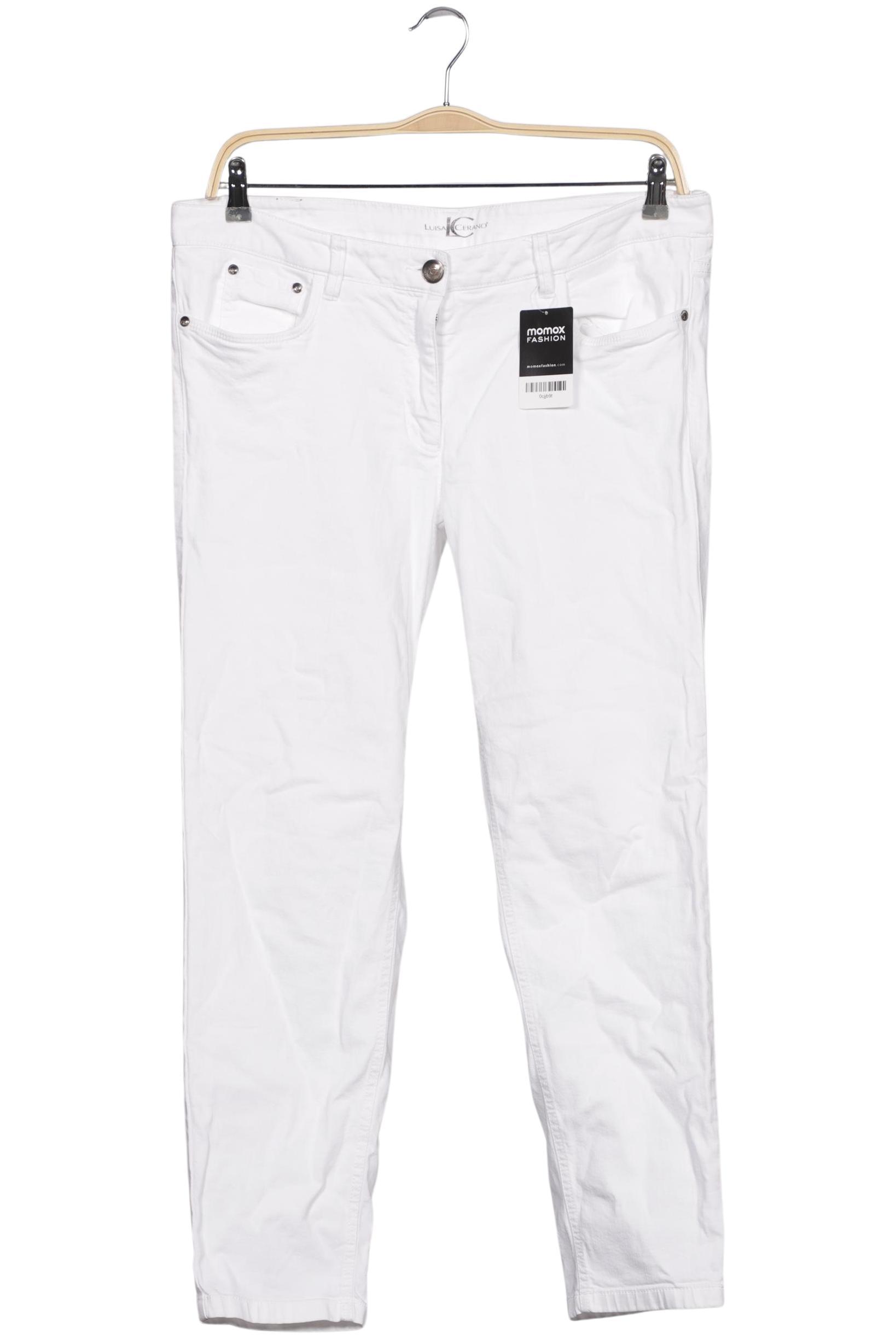

Luisa Cerano Damen Jeans, weiß, Gr. 44