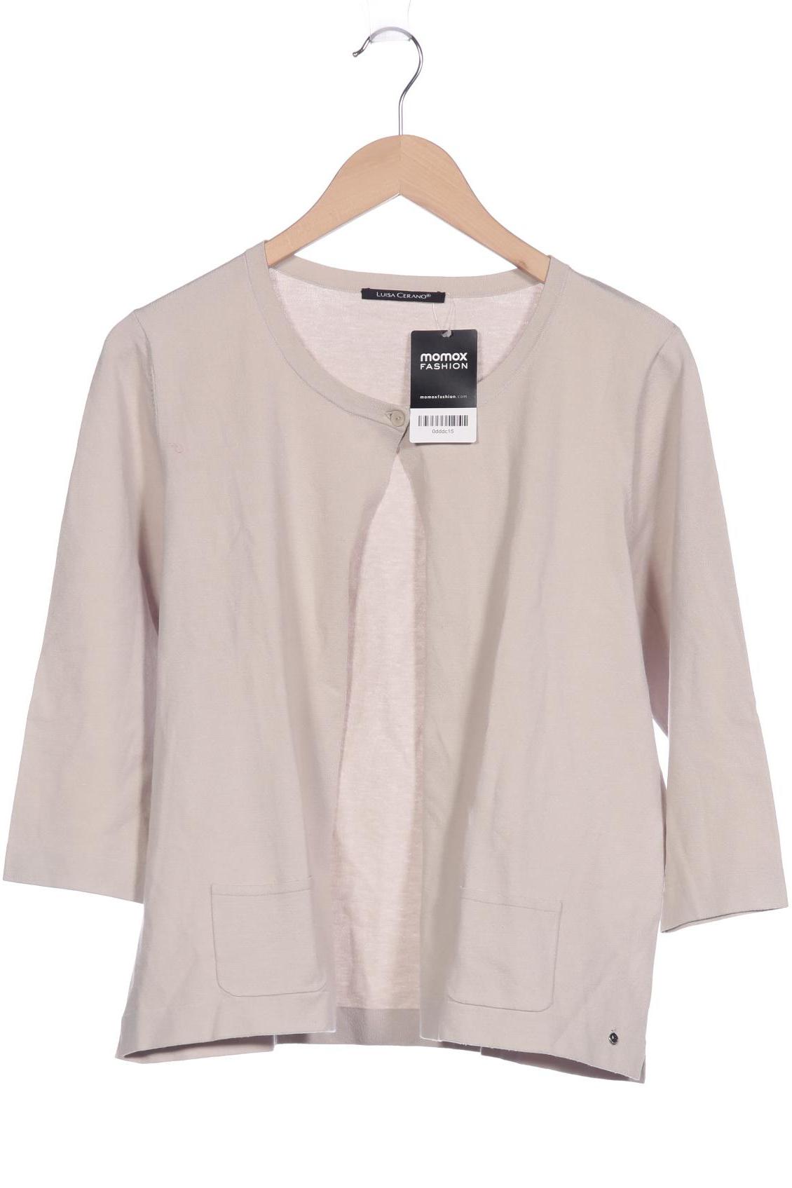 

Luisa Cerano Damen Strickjacke, beige, Gr. 44