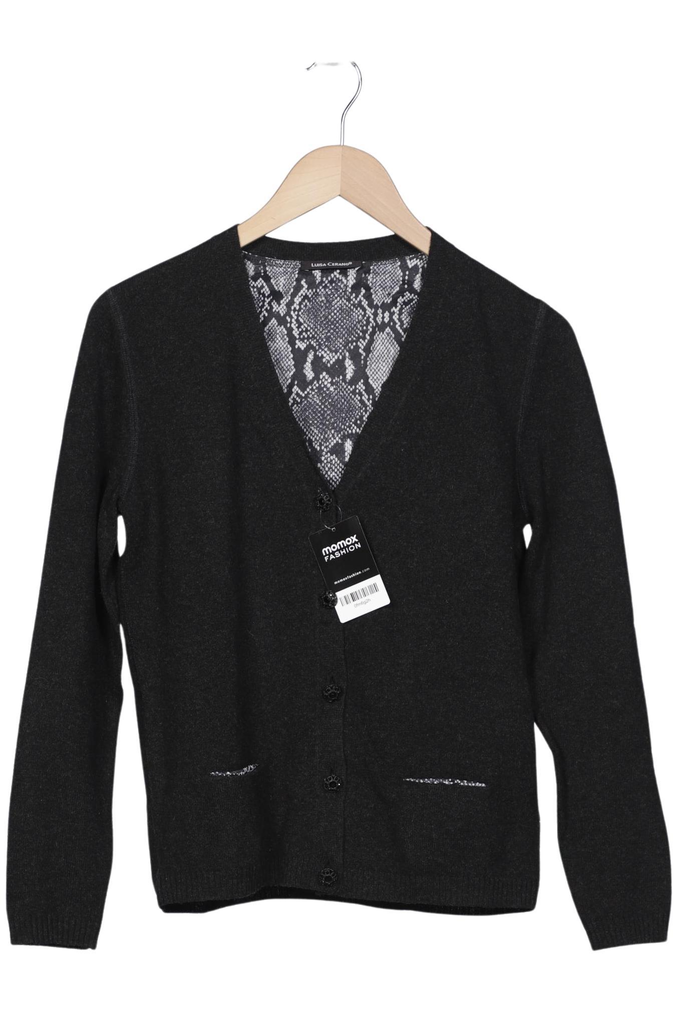 

Luisa Cerano Damen Strickjacke, schwarz, Gr. 40