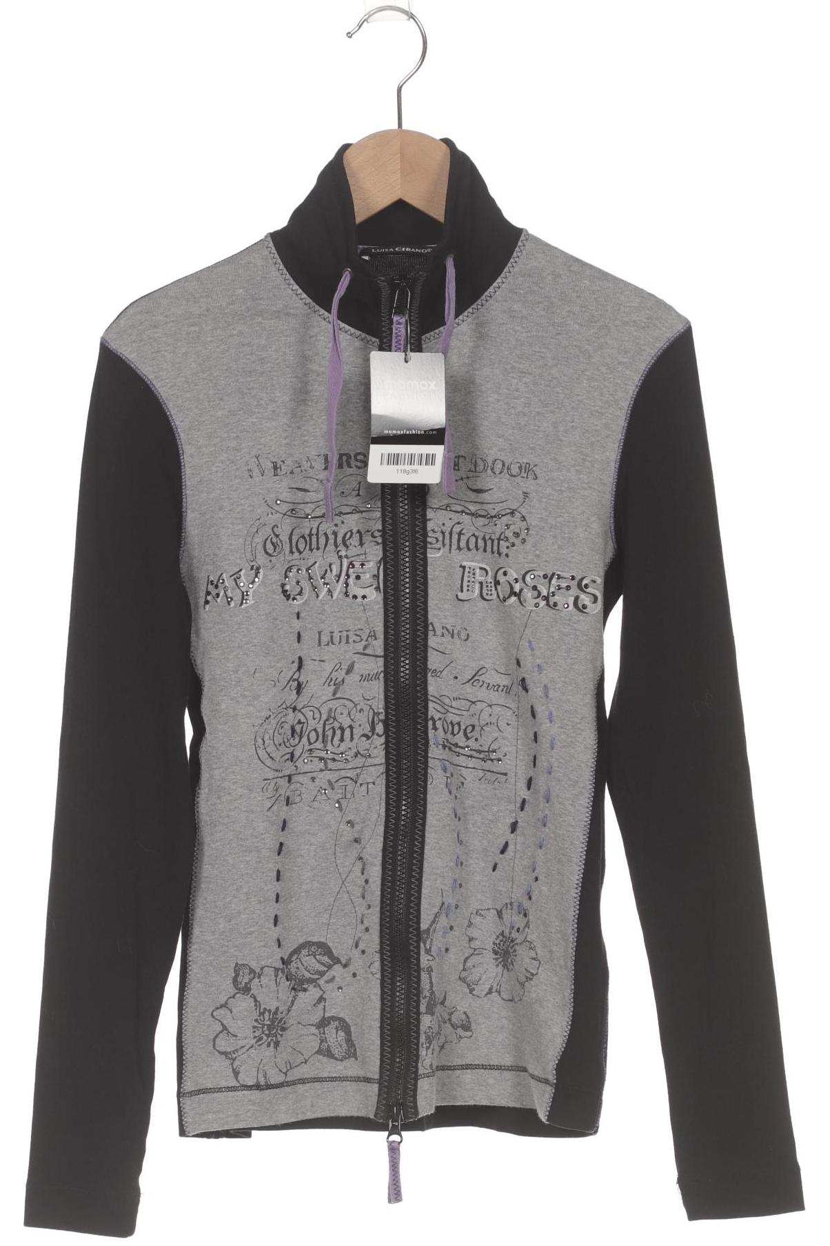 

Luisa Cerano Damen Strickjacke, schwarz, Gr. 36