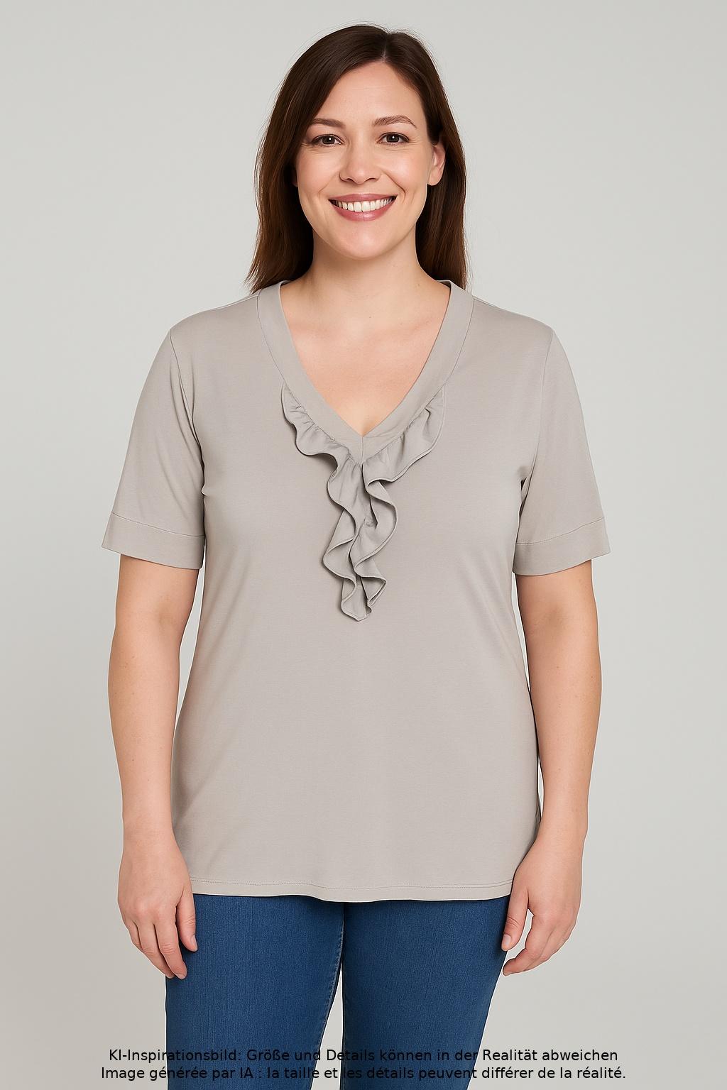 

Luisa Cerano Damen T-Shirt, grau, Gr. 44