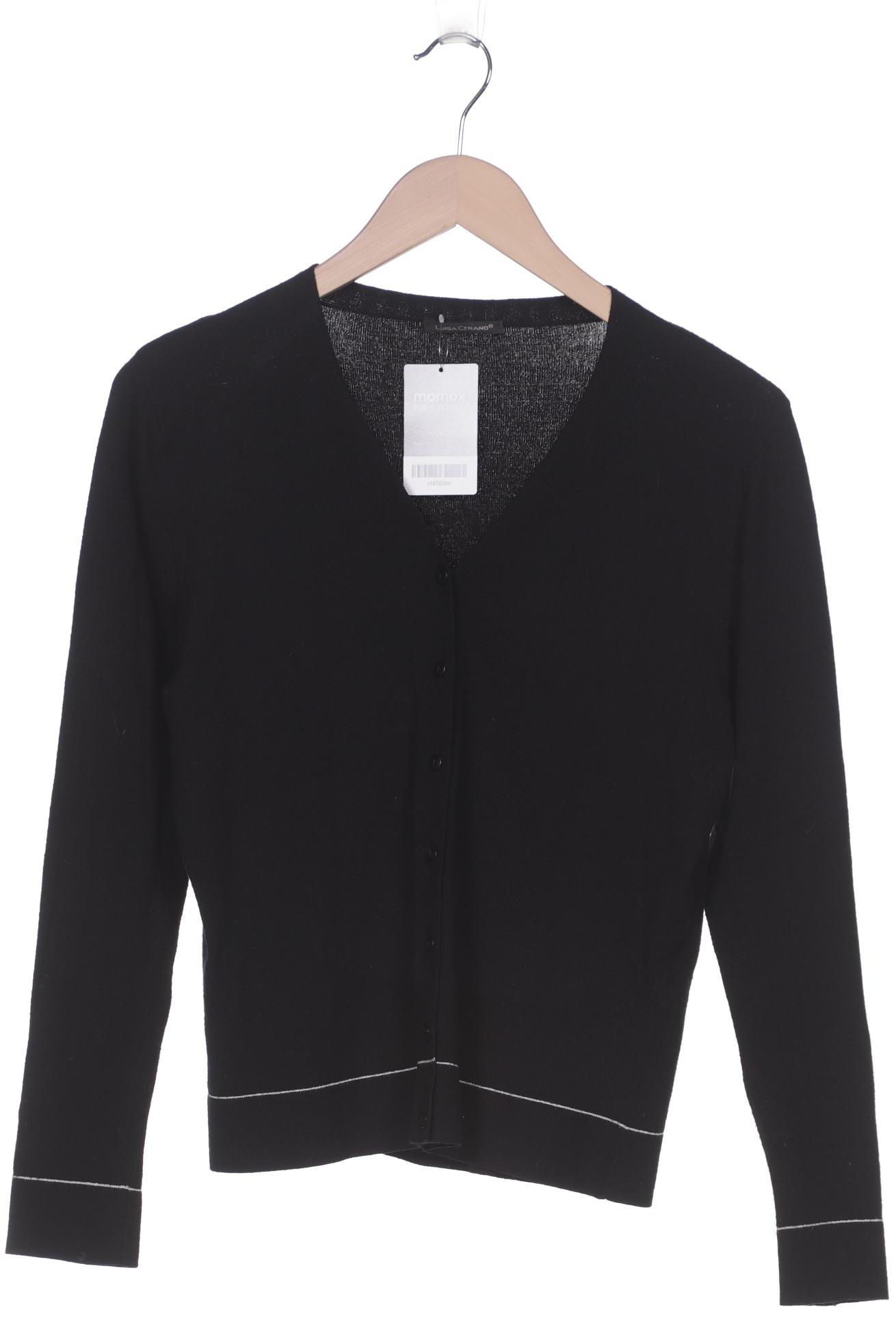 

Luisa Cerano Damen Strickjacke, schwarz, Gr. 40