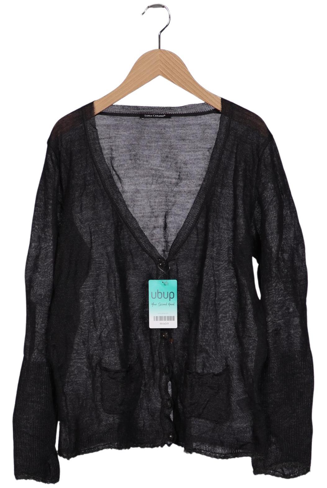 

Luisa Cerano Damen Strickjacke, schwarz, Gr. 42