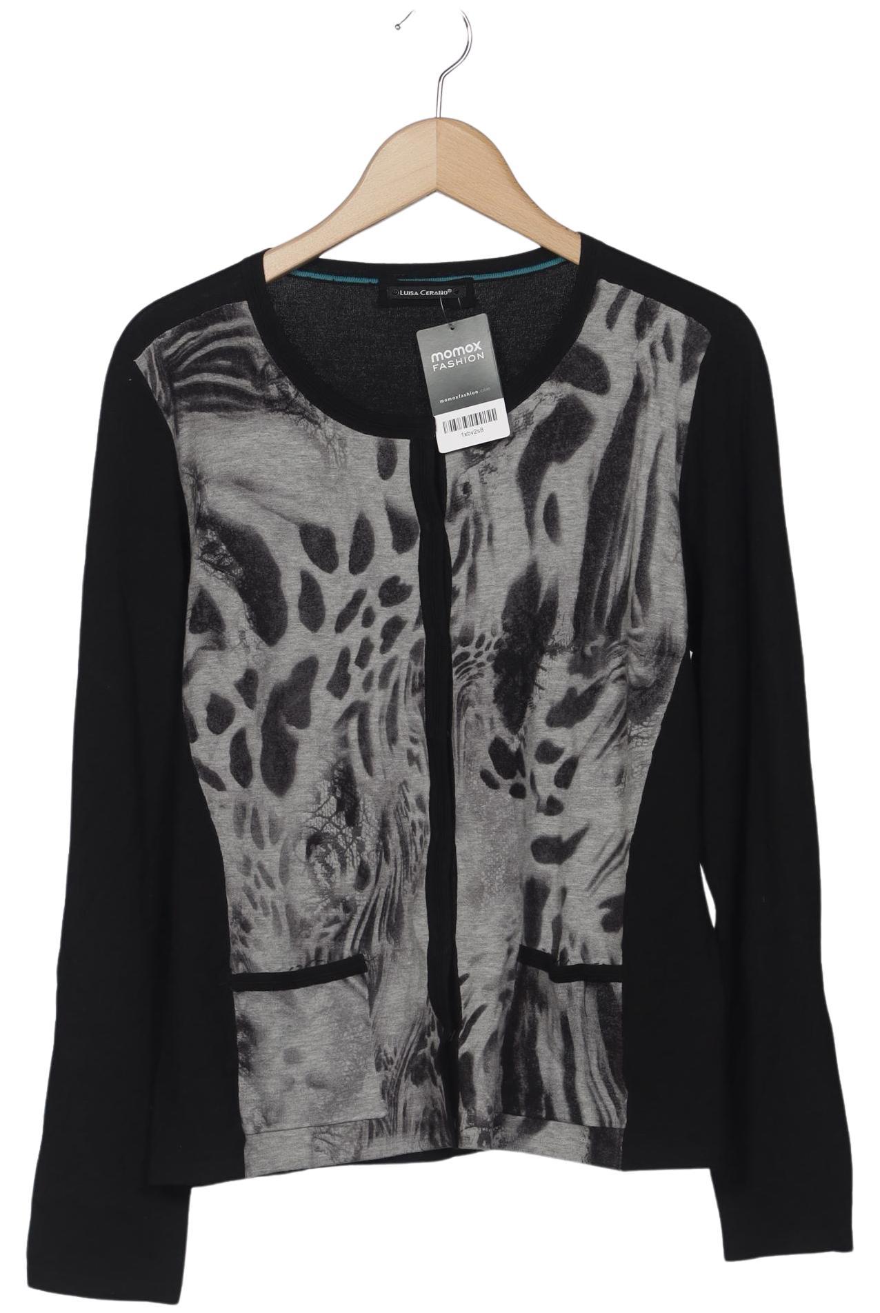 

Luisa Cerano Damen Strickjacke, schwarz, Gr. 42