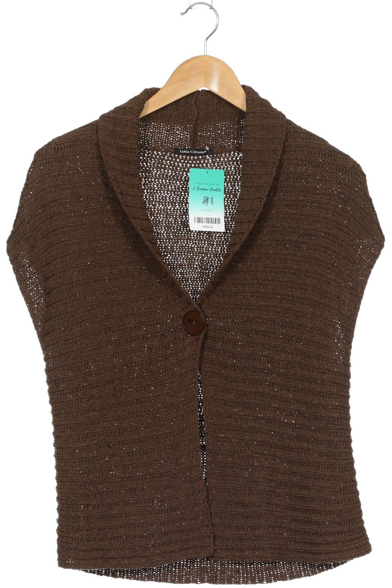 

Luisa Cerano Damen Strickjacke, braun, Gr. 40