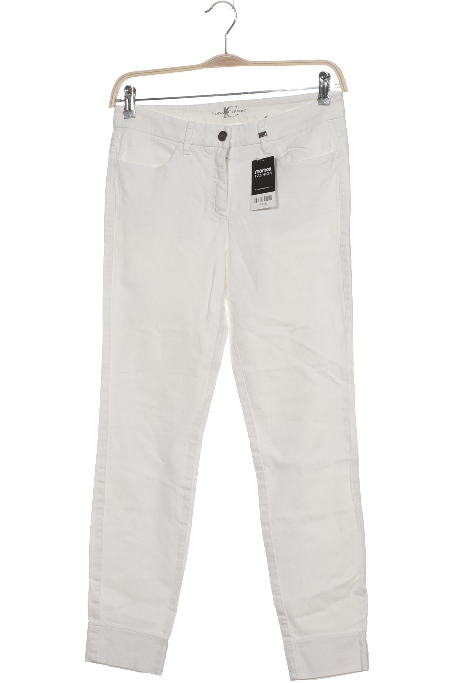 

Luisa Cerano Damen Jeans, weiß, Gr. 38